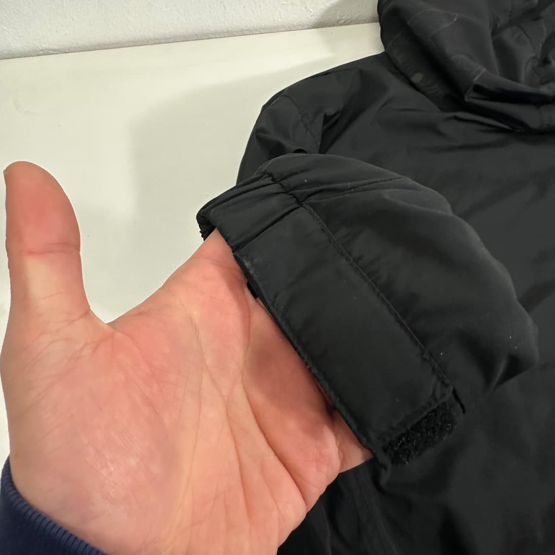 우먼FREE 라이프워크 블랙 오버핏 후드 바람막이 상품이미지8