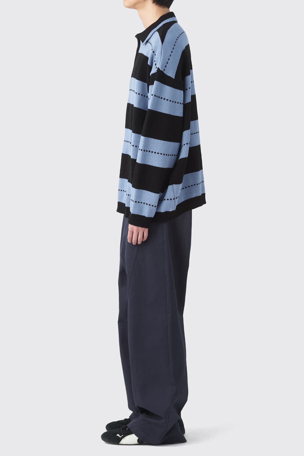 해칭룸 럭비 스트라이프 니트 상품이미지5