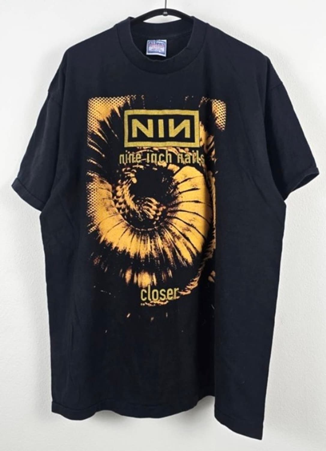 (rep) 빈티지 나인 인치 네일스 밴드 페이딩 티셔츠ye 상품이미지1