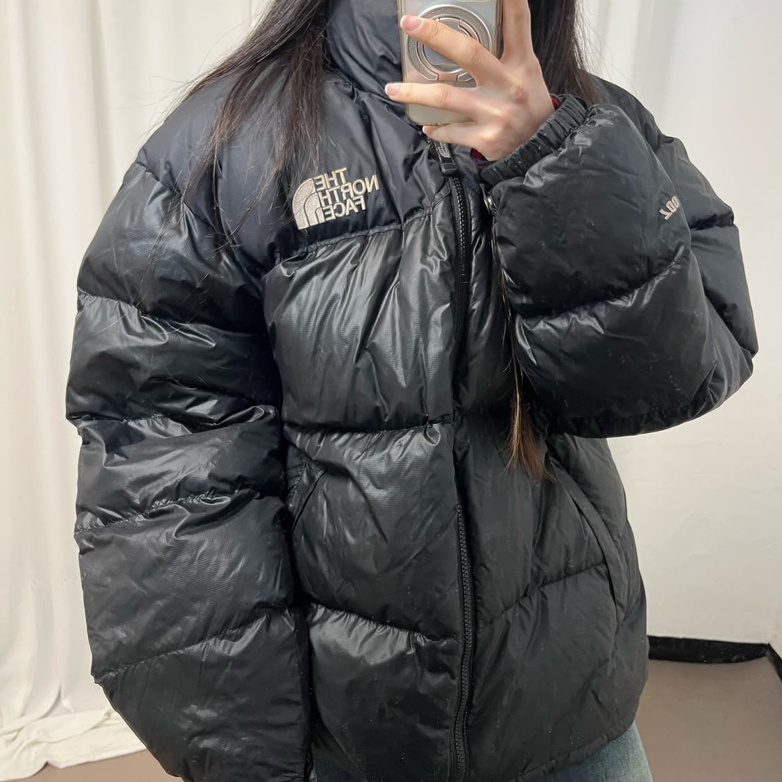 The North Face Black Nuptse 700 Padding 상품이미지3