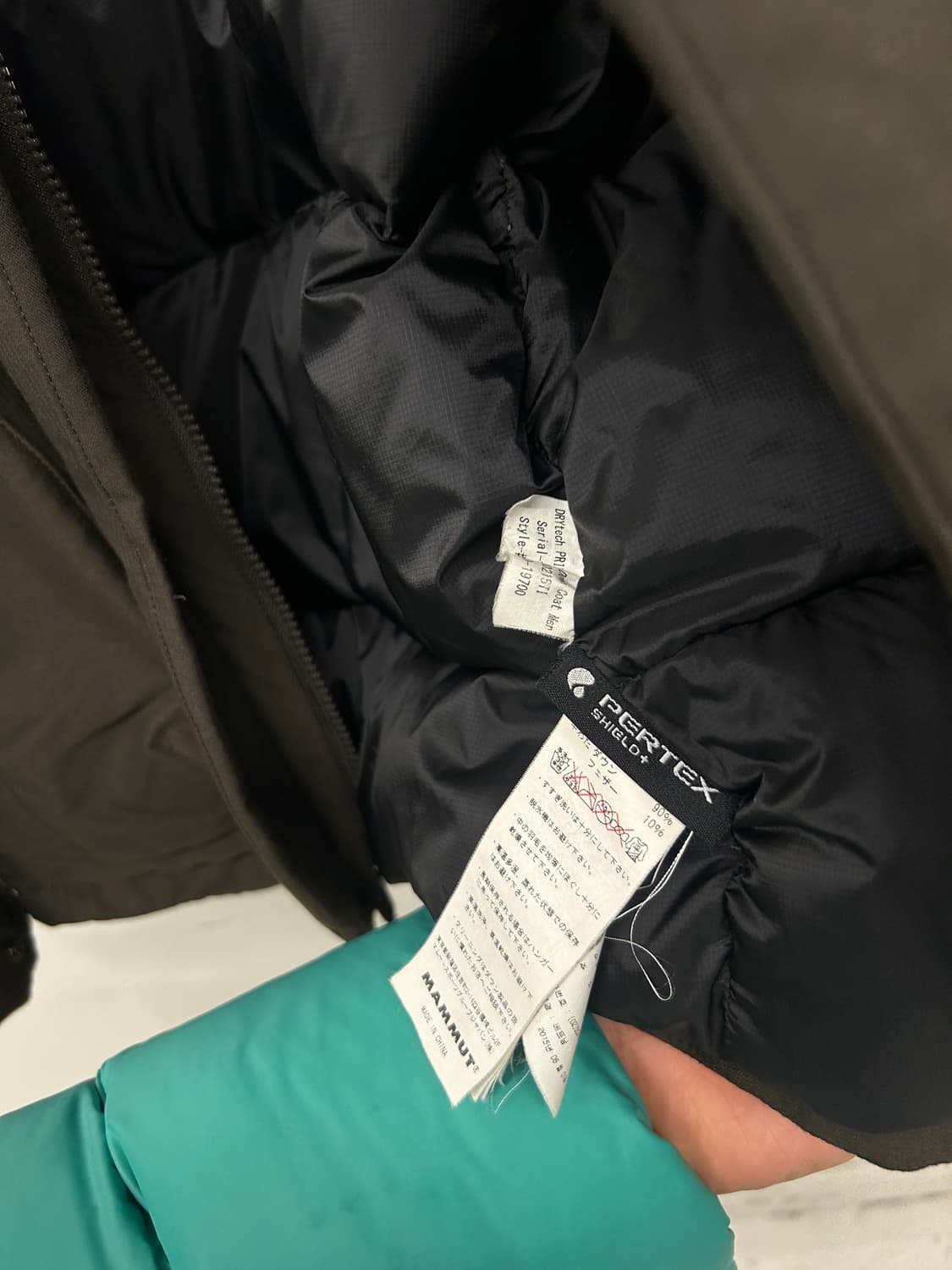 MAMMUT 마무트 브라운 후드 패딩 자켓 상품이미지6