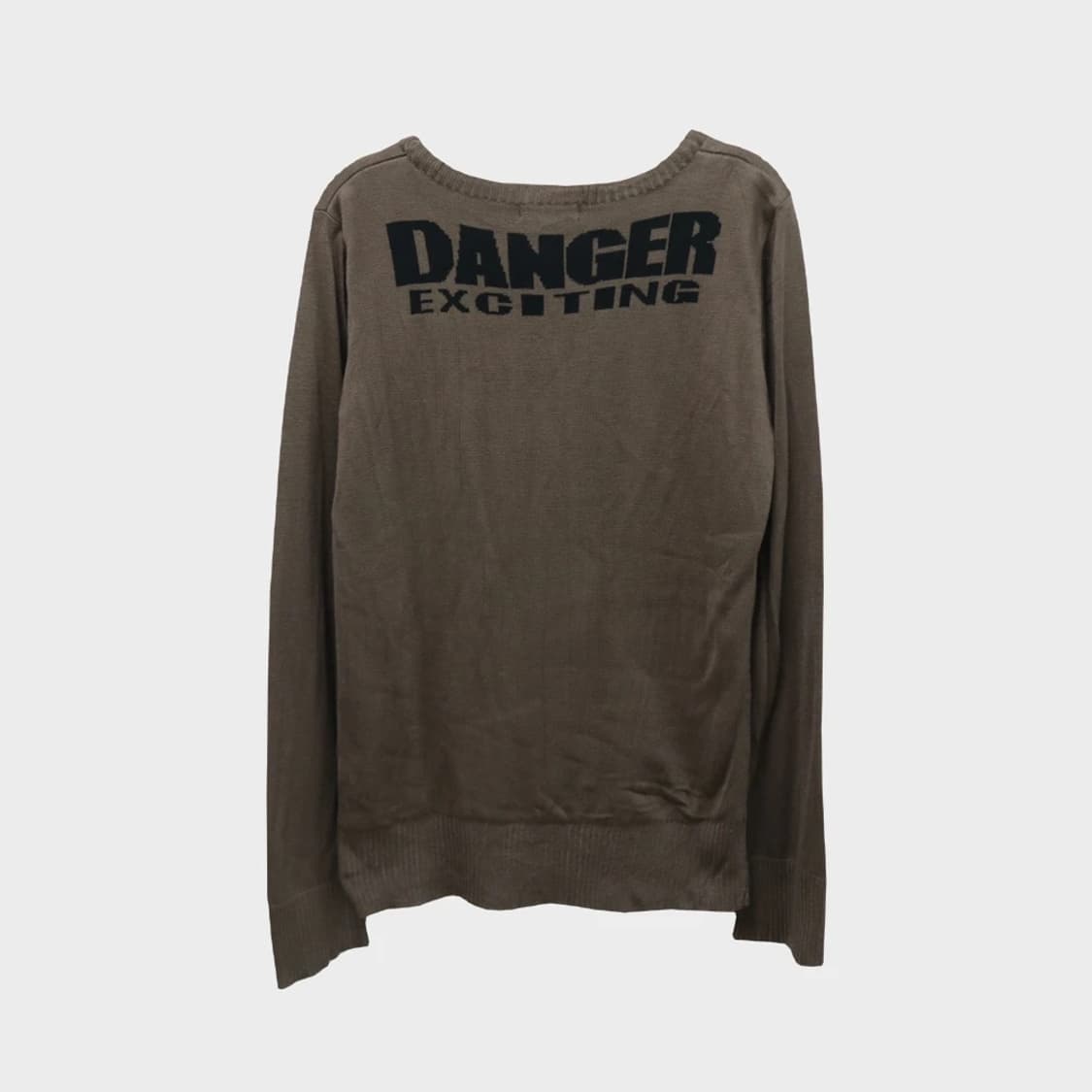 PINK CAT 브라운 레터링 니트 61060 상품이미지2