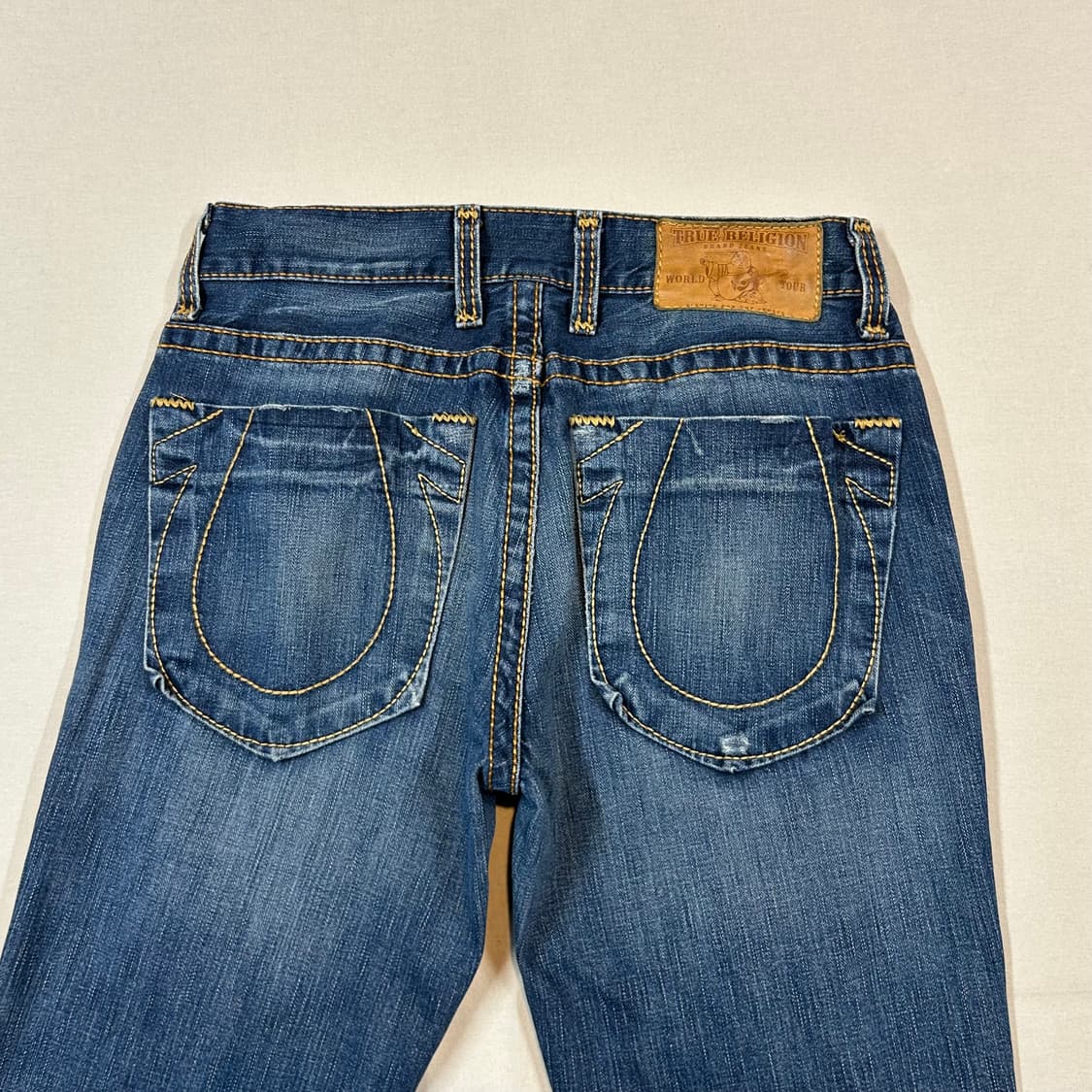 32inch) 트루릴리전 버튼플라이 스트레이트 데님 청바지 상품이미지2
