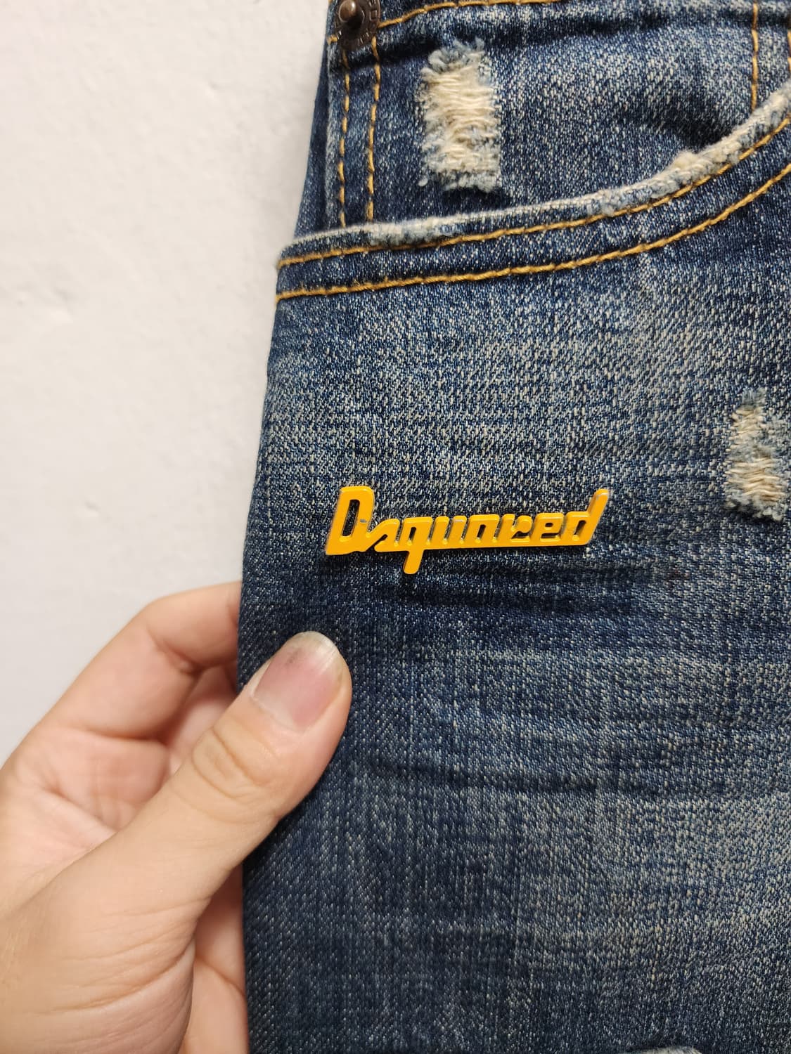 디스퀘어드2 지퍼 디테일 데님  상품이미지3
