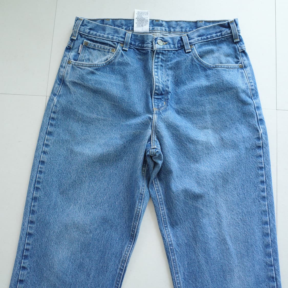 칼하트 B160 워싱 데님팬츠 36x32 상품이미지2