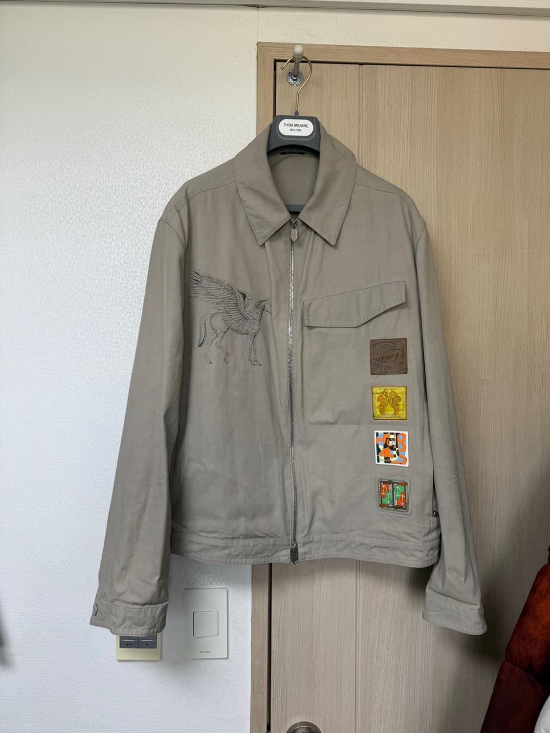 [54] 에르메스 스퀘어 아이콘 트러커 자켓 상품이미지1