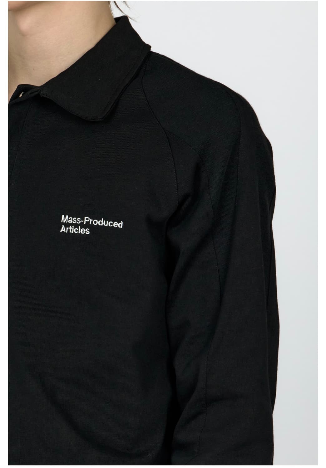 플라스틱프로덕트 COLLAR JERSEY (BLACK) S 새상품 상품이미지4