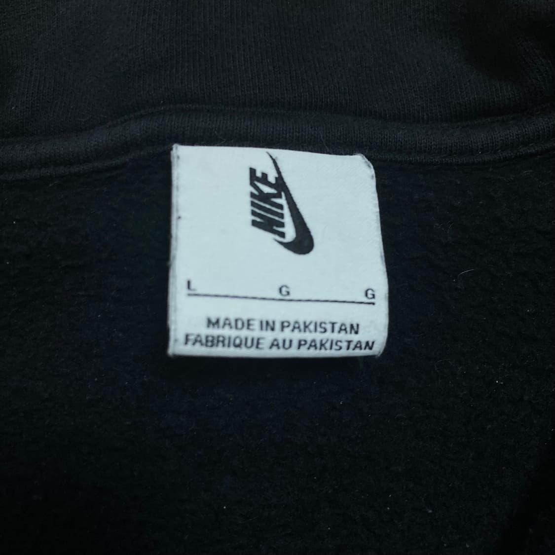 나이키 nrg 스우시 스몰 로고 하프 집업 맨투맨 상품이미지3