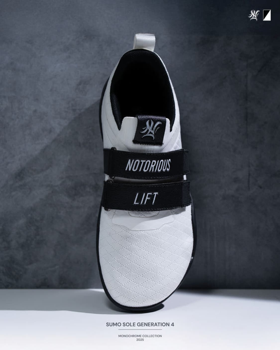 [새상품] 노토리우스 리프트 스모솔 젠4 모노크롬 45사이즈 헬스화 리프 상품이미지2