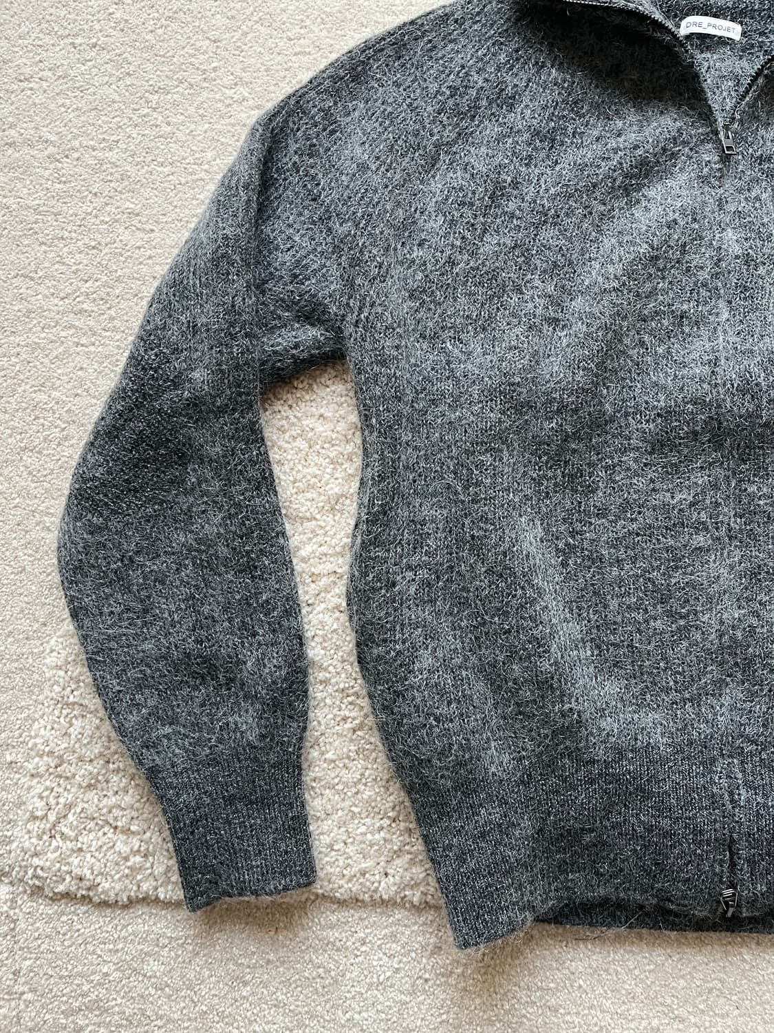 드레프로젯 모헤어 집업 가디건 (size 3 / 103-105) 상품이미지5