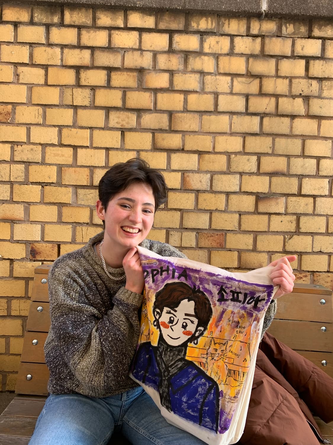 초상화 에코백 상품이미지6