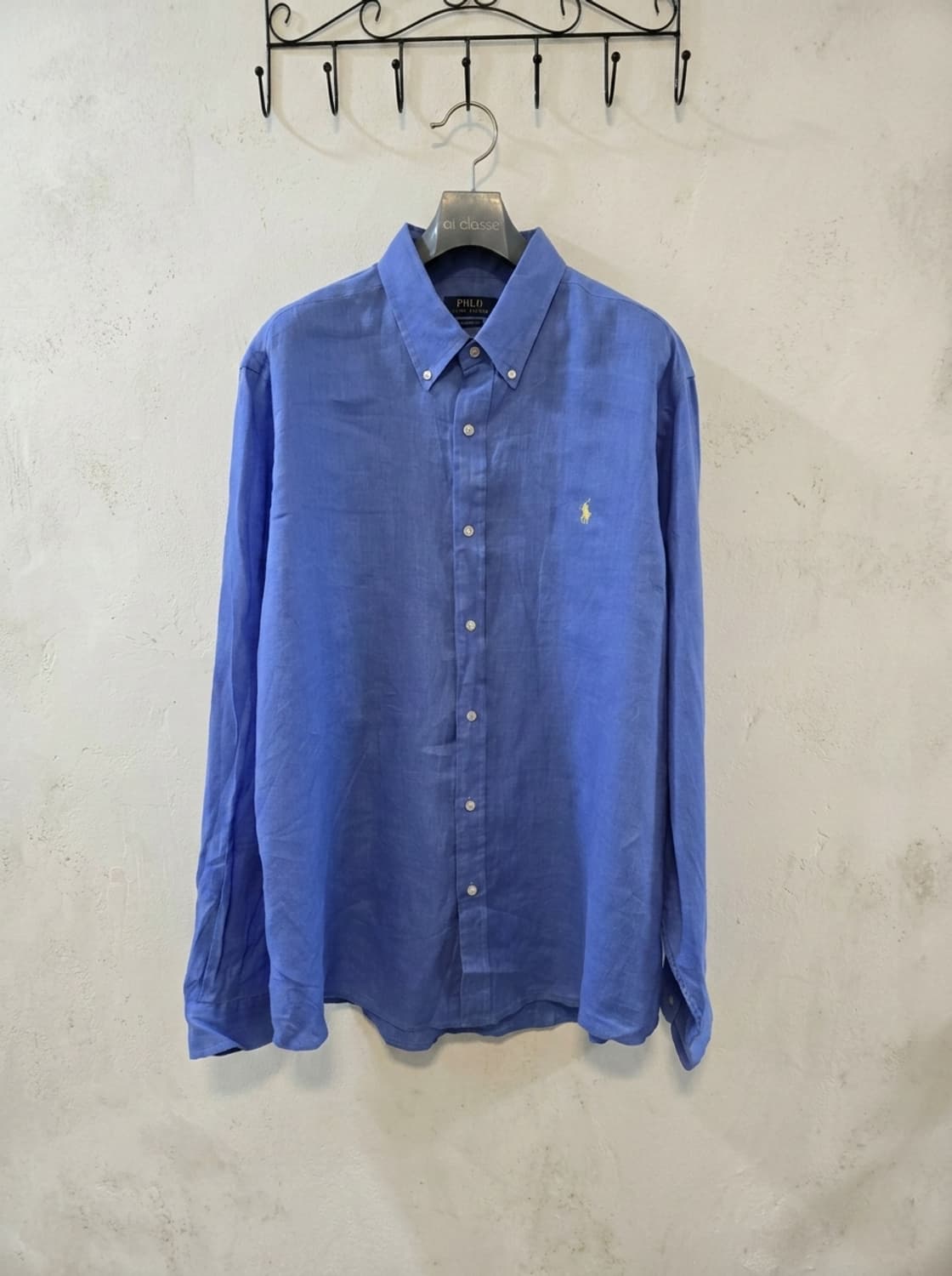 폴로 랄프로렌 클래식핏 린넨 셔츠 XXL 상품이미지1