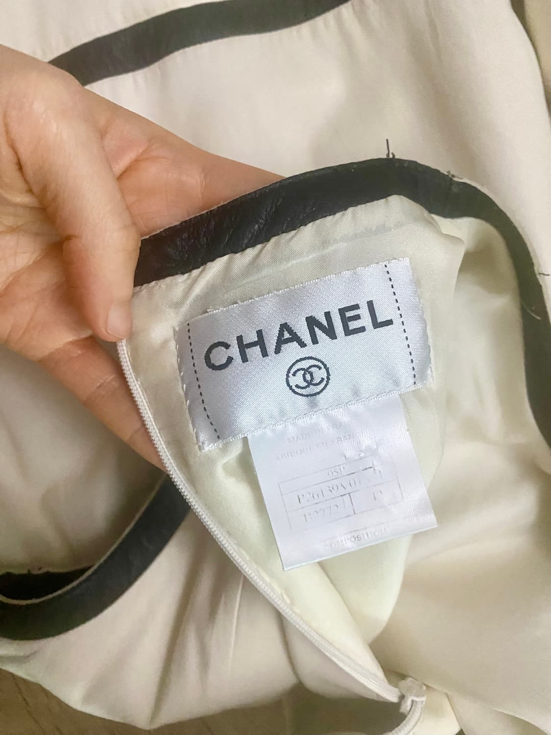 샤넬 런웨이 컬렉션 빈티지 양가죽 드레스 상품이미지4