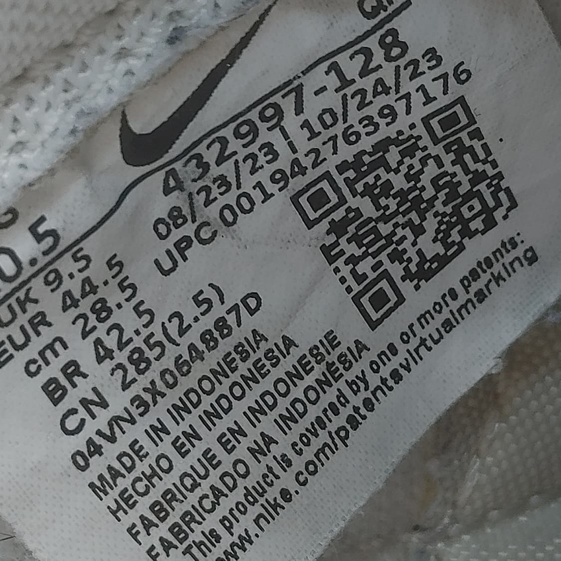 나이키 킬샷2 레더 스니커즈285 상품이미지6