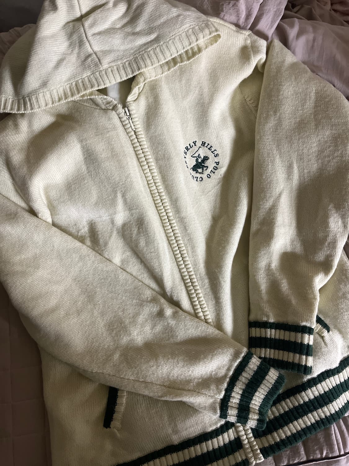 Polo 니트 후드 상품이미지1