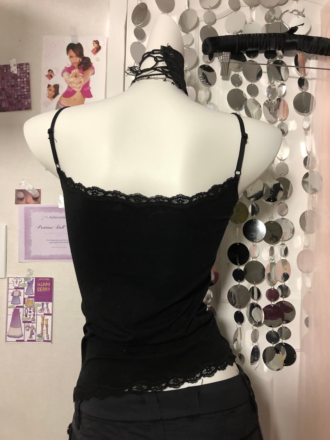 black lace sleeveless  상품이미지2