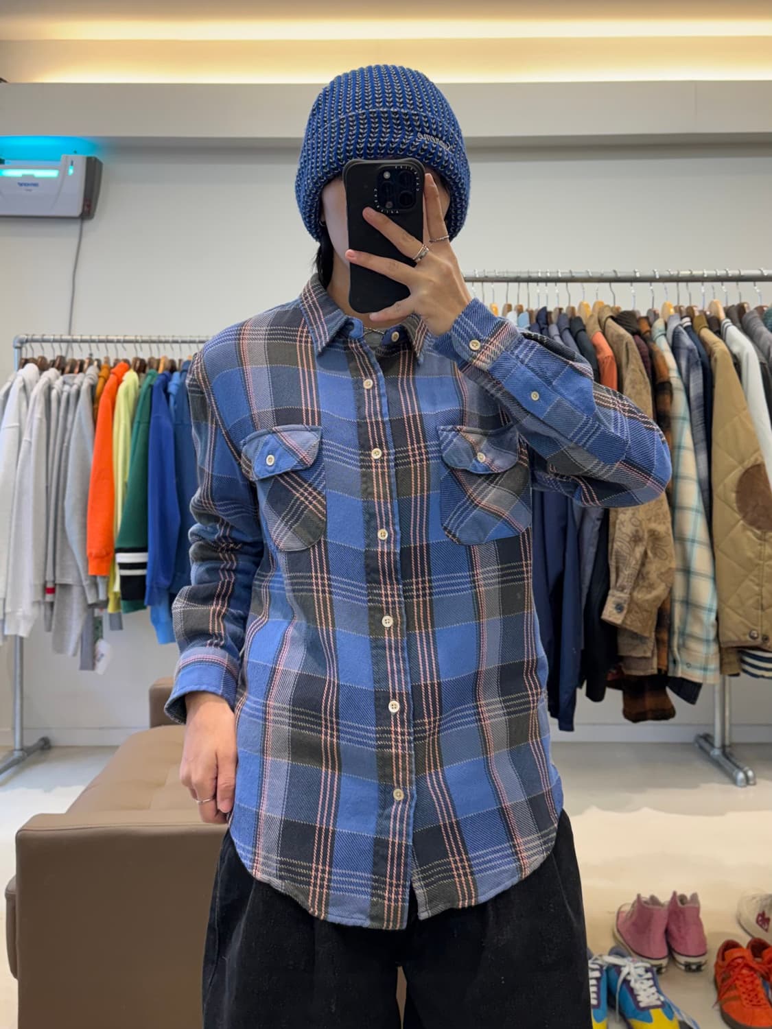 리바이스 웨스턴 체크 셔츠 상품이미지5