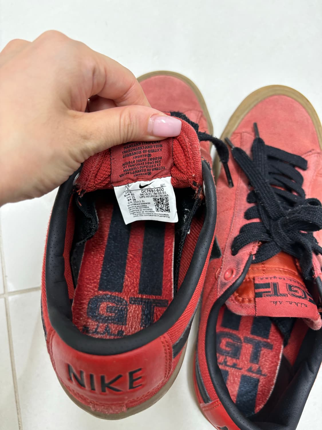 나이키 스웨이드 운동화 (250 상품이미지6