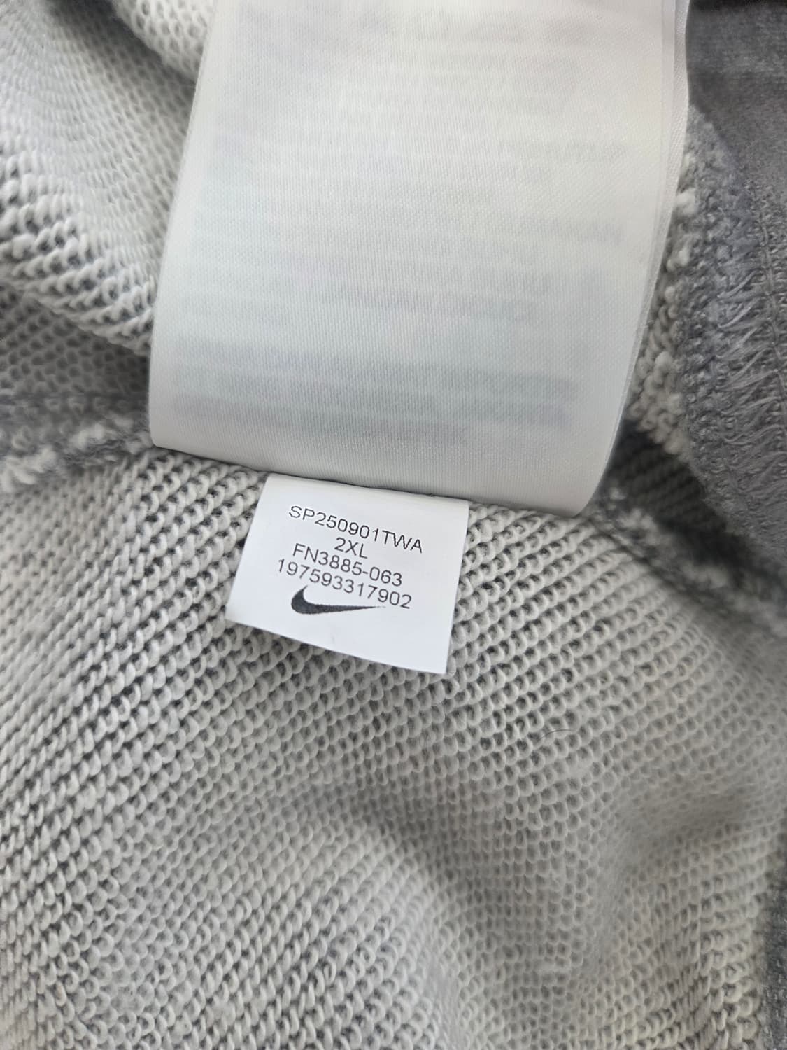 나이키 신상 후드집업 그레이 XL, 105 FN3885-063 상품이미지3