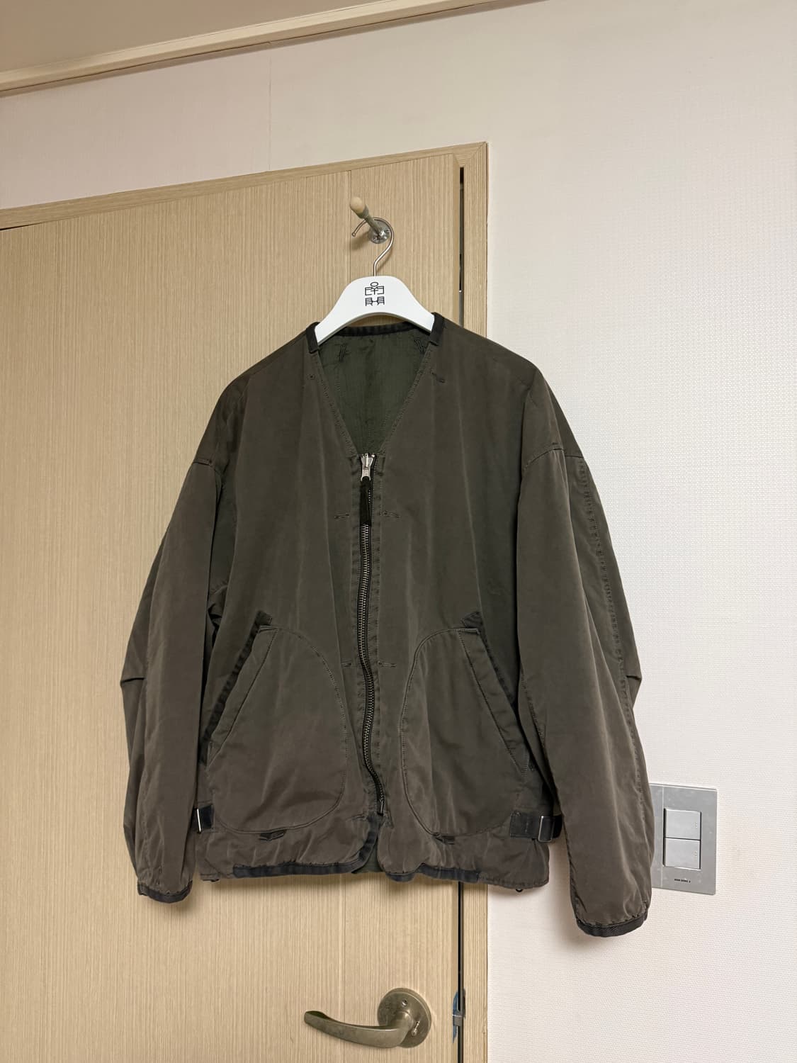 [3] 폴리테루 리버시블 라이너 자켓 유즈드 올리브 + 퀼티드 그린 25 상품이미지2