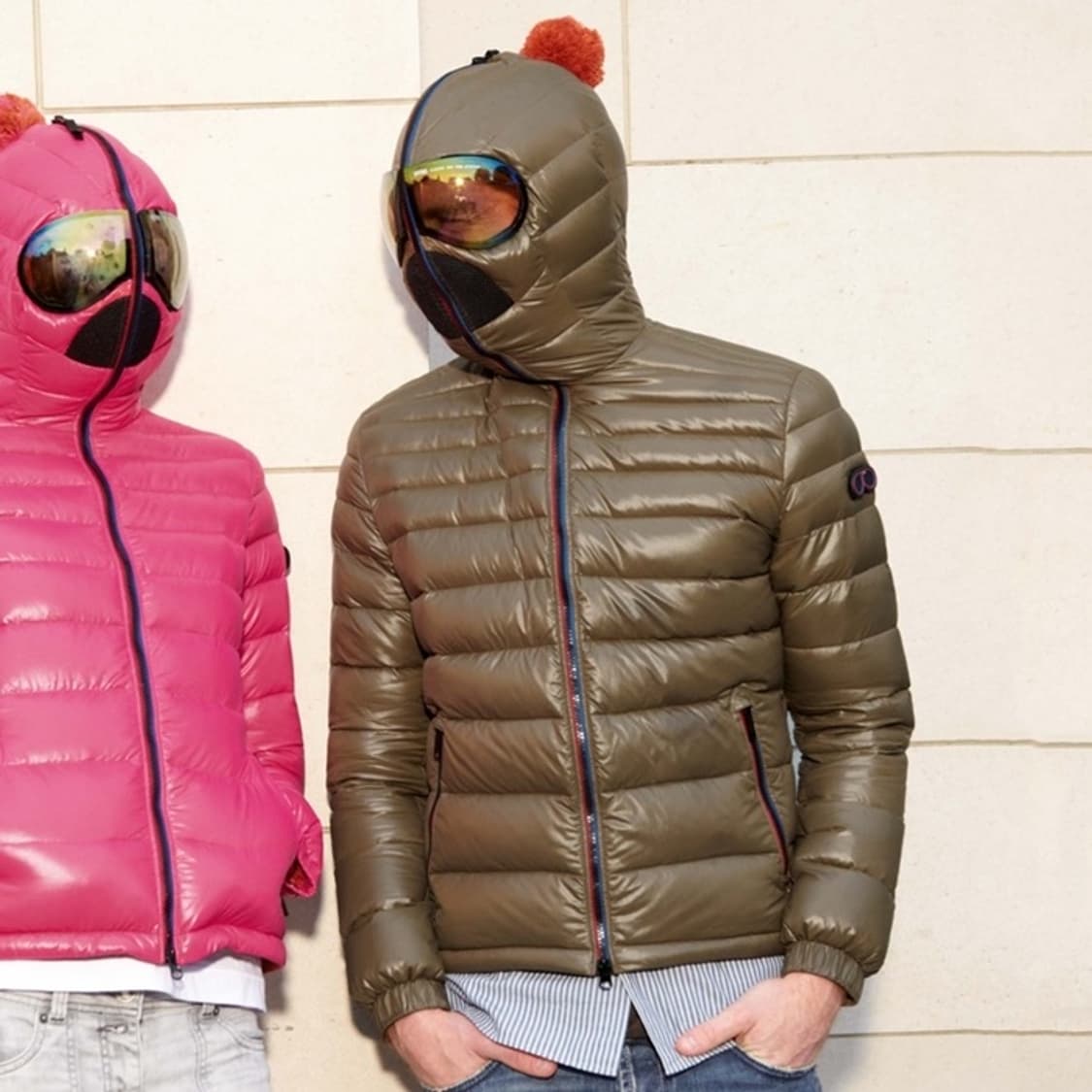 46/ AI 라이더스온더스톰 고글 다운 패딩 점퍼 상품이미지1