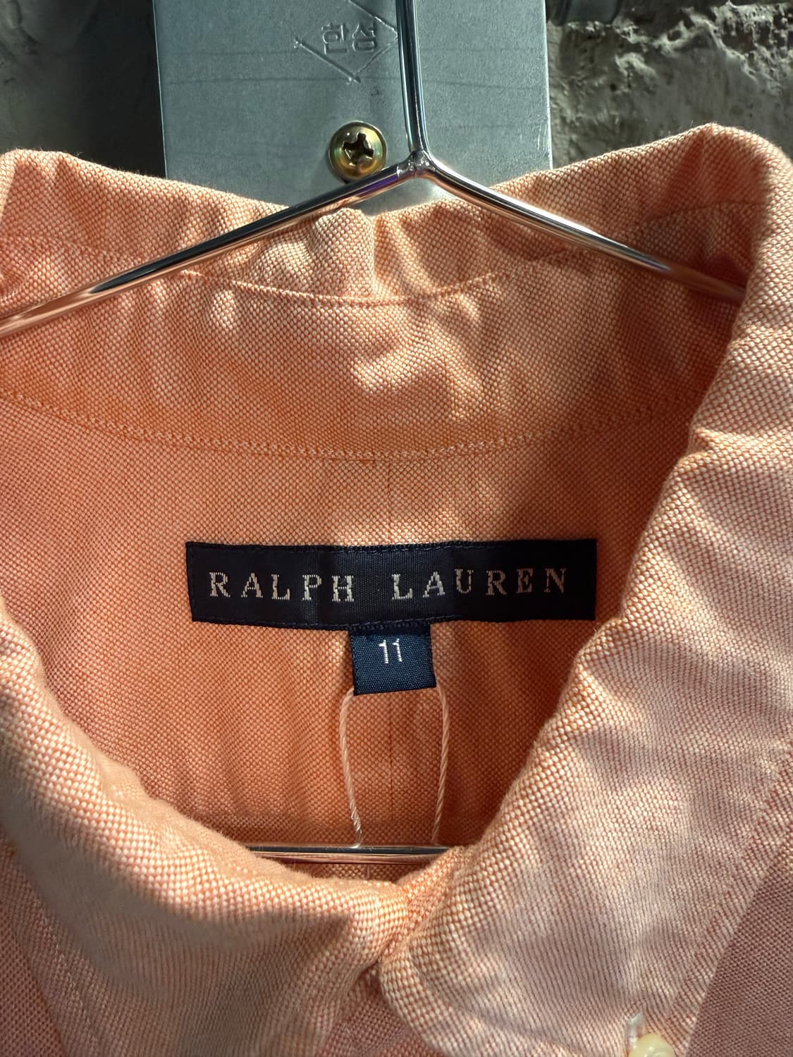 폴로 랄프로렌 클래식핏 옥스포드 버튼다운 셔츠 피치 오렌지 11 상품이미지5