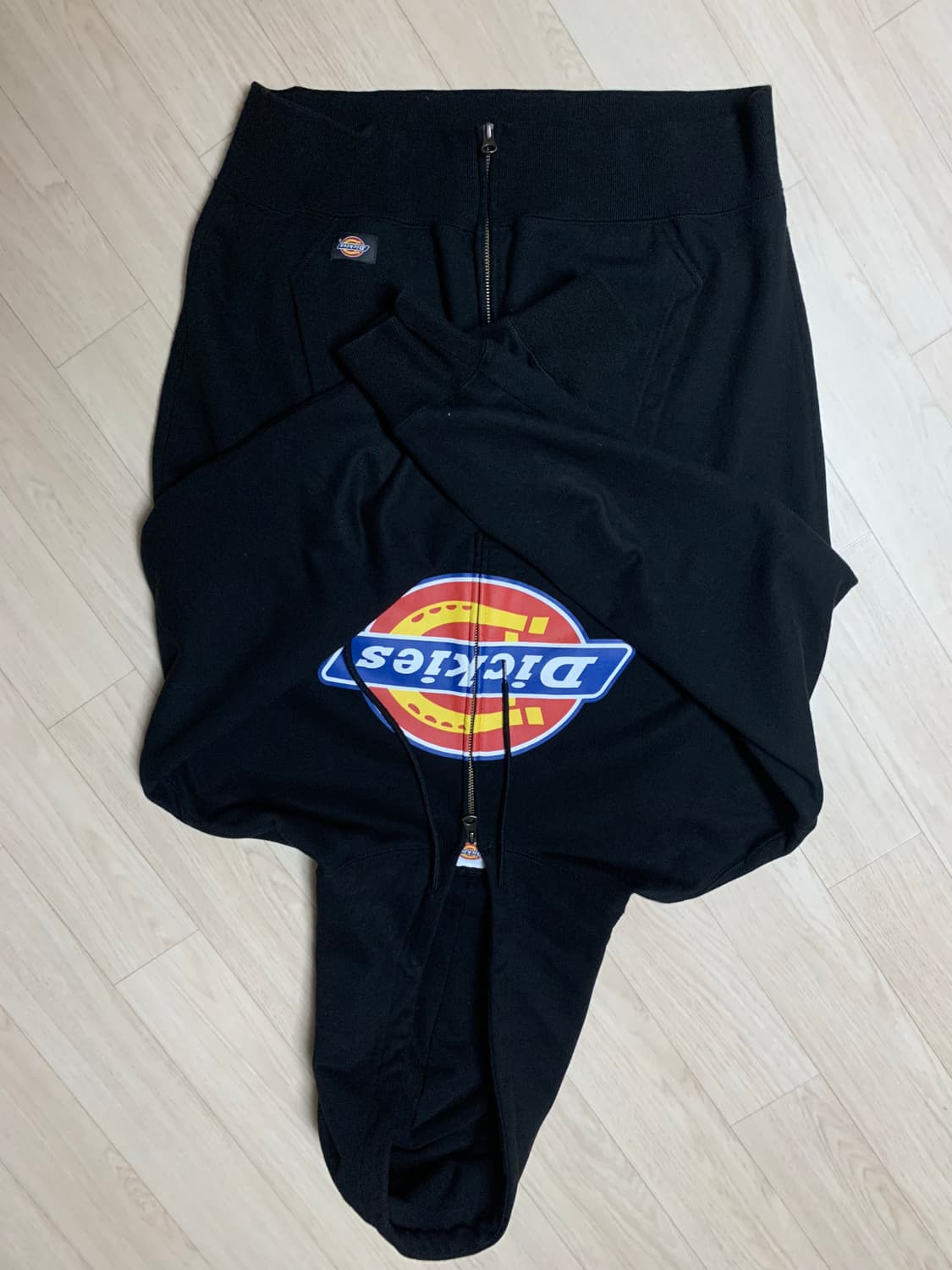 디키즈 로고 블랙 후드집업m사이즈 상품이미지2