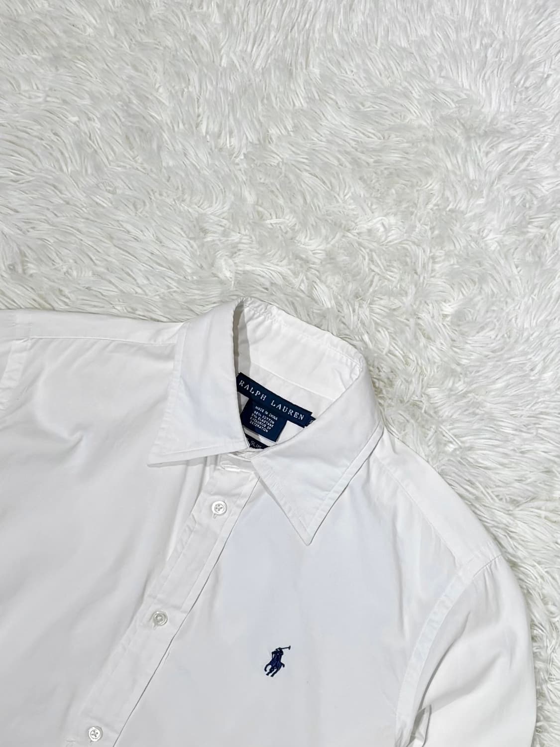 폴로랄프로렌 화이트 포니 셔츠 상품이미지4