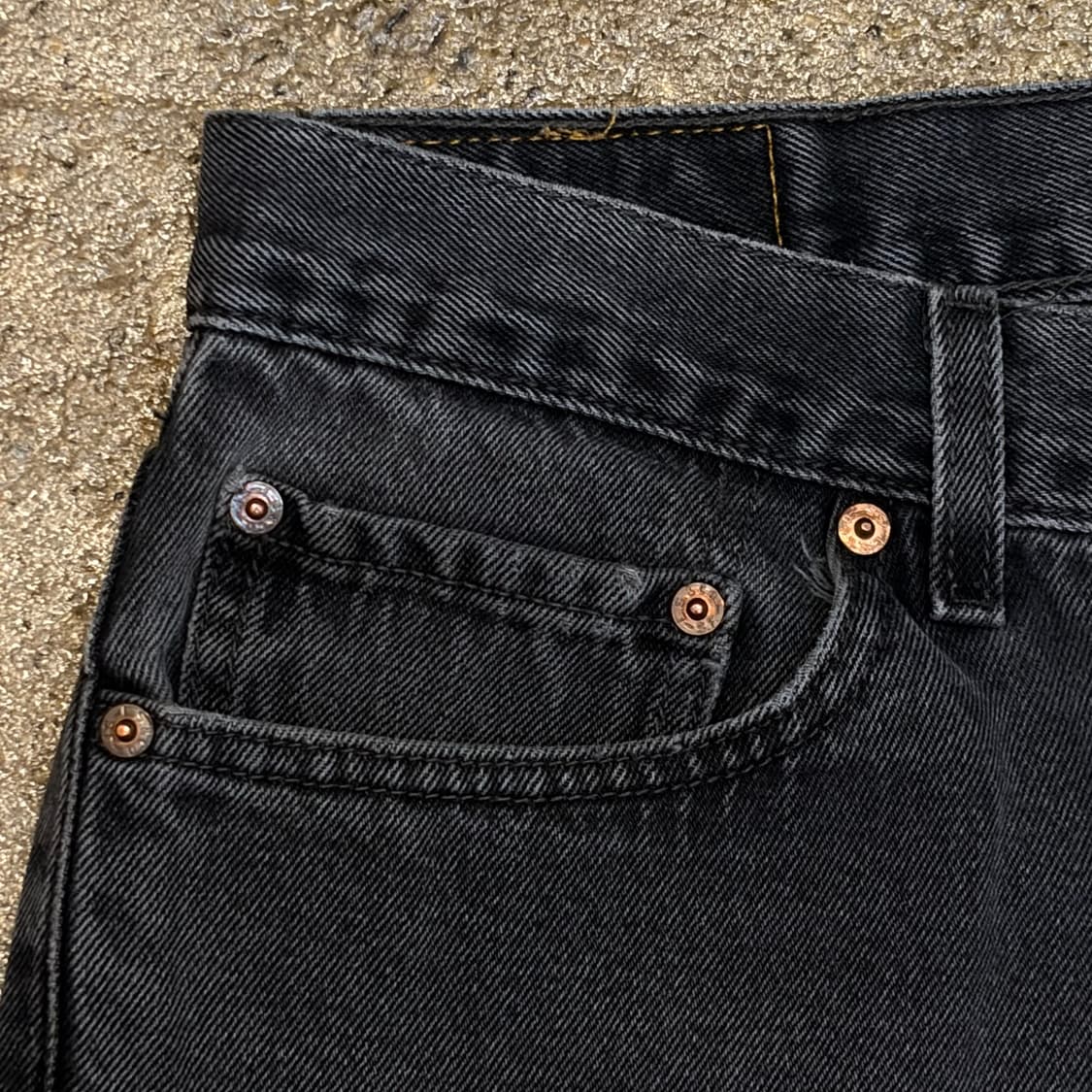 00s 미국 빈티지 리바이스 505 블랙진 청바지 상품이미지4