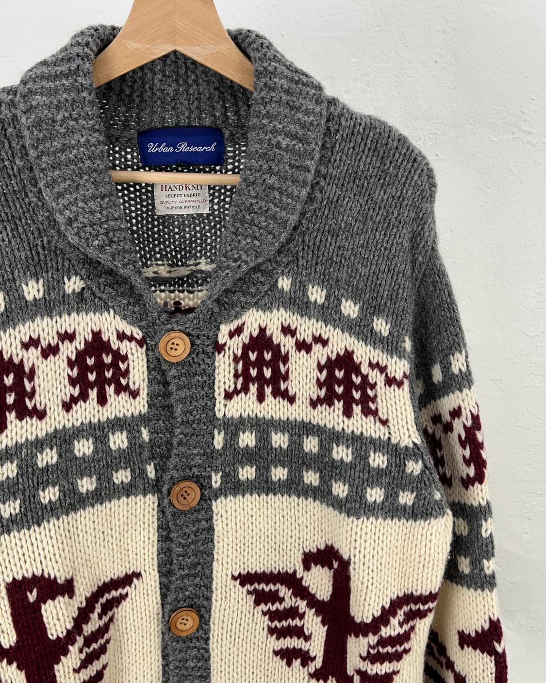 어반 리서치 핸드 니트 카우틴 코위찬 상품이미지3