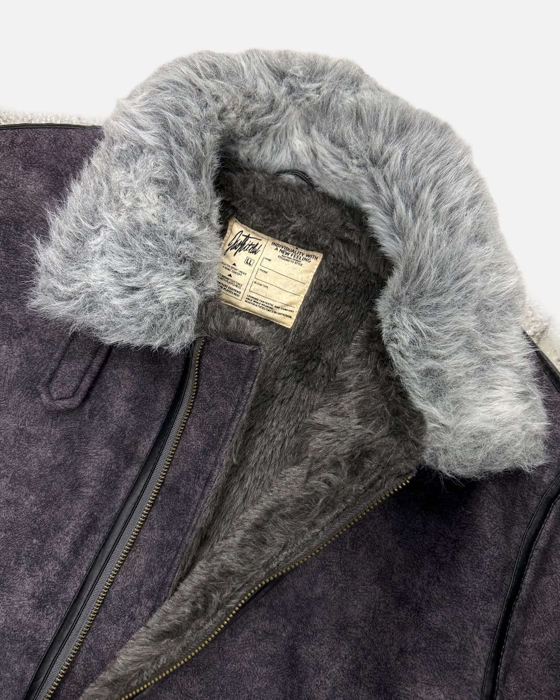 grunge fur shearling jacket 상품이미지3