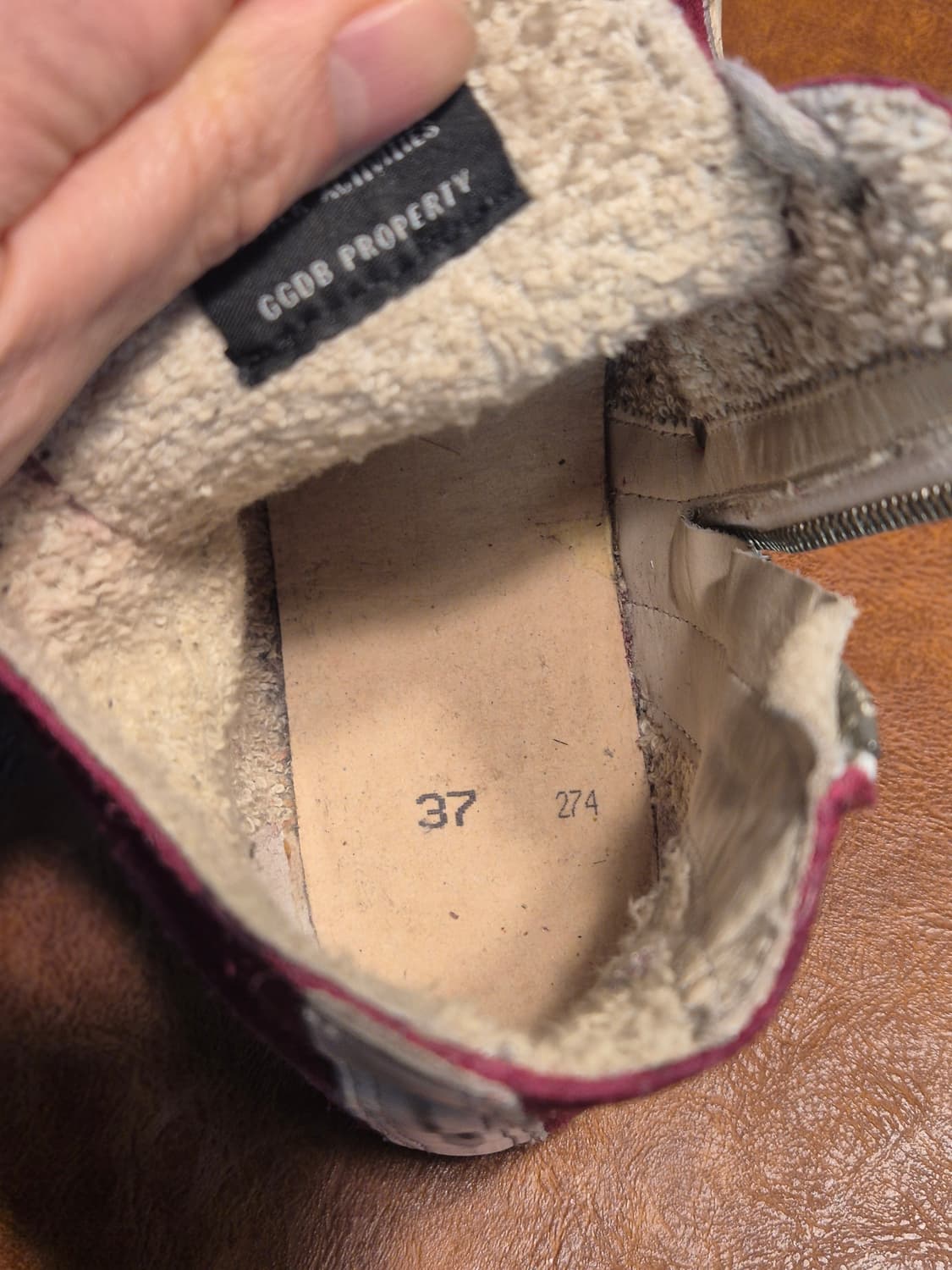 240-245(37)정품 골든구스 하이탑스니커즈 상품이미지10