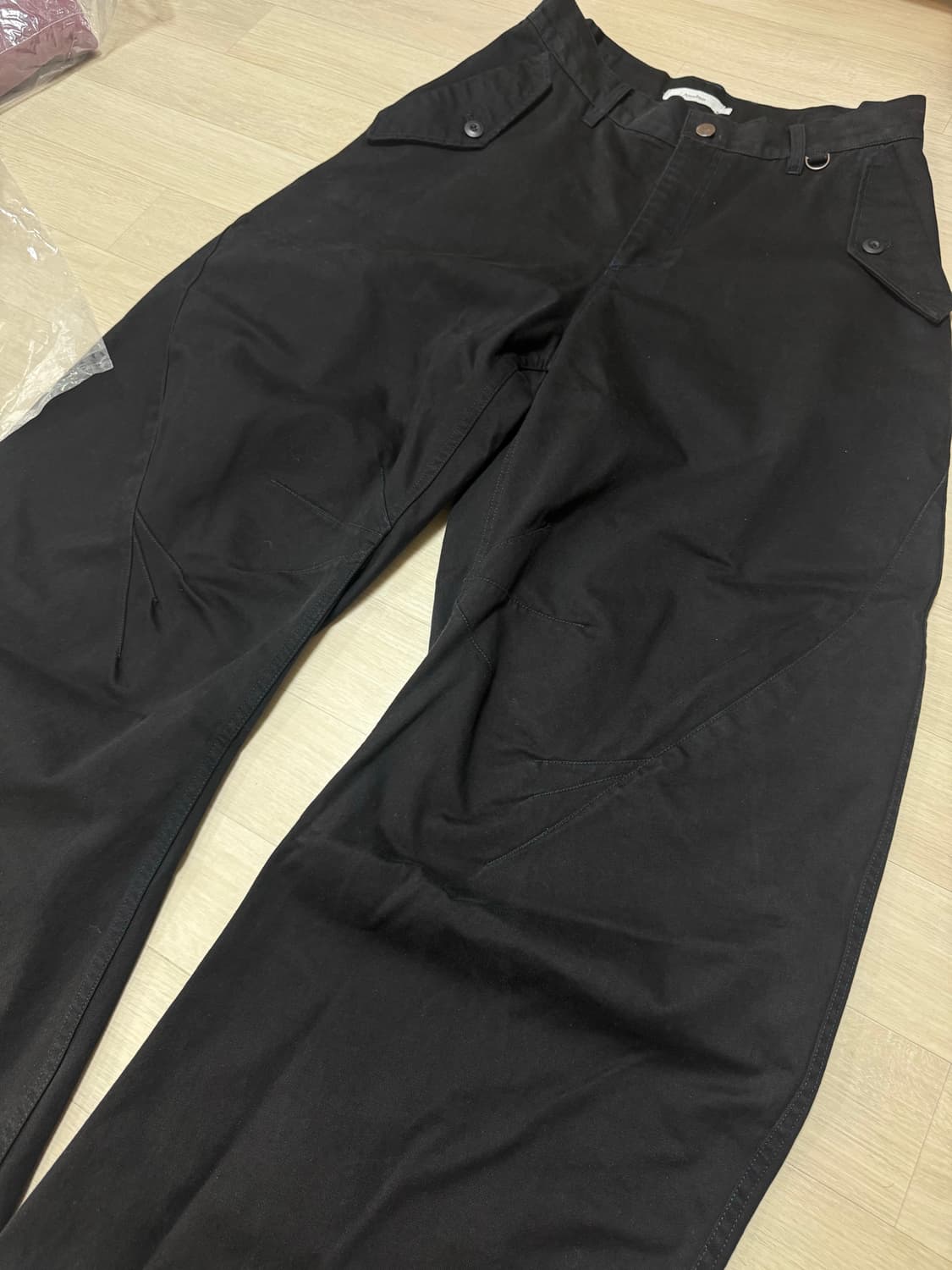 [3] 아르반 커브드 팬츠 블랙 상품이미지2