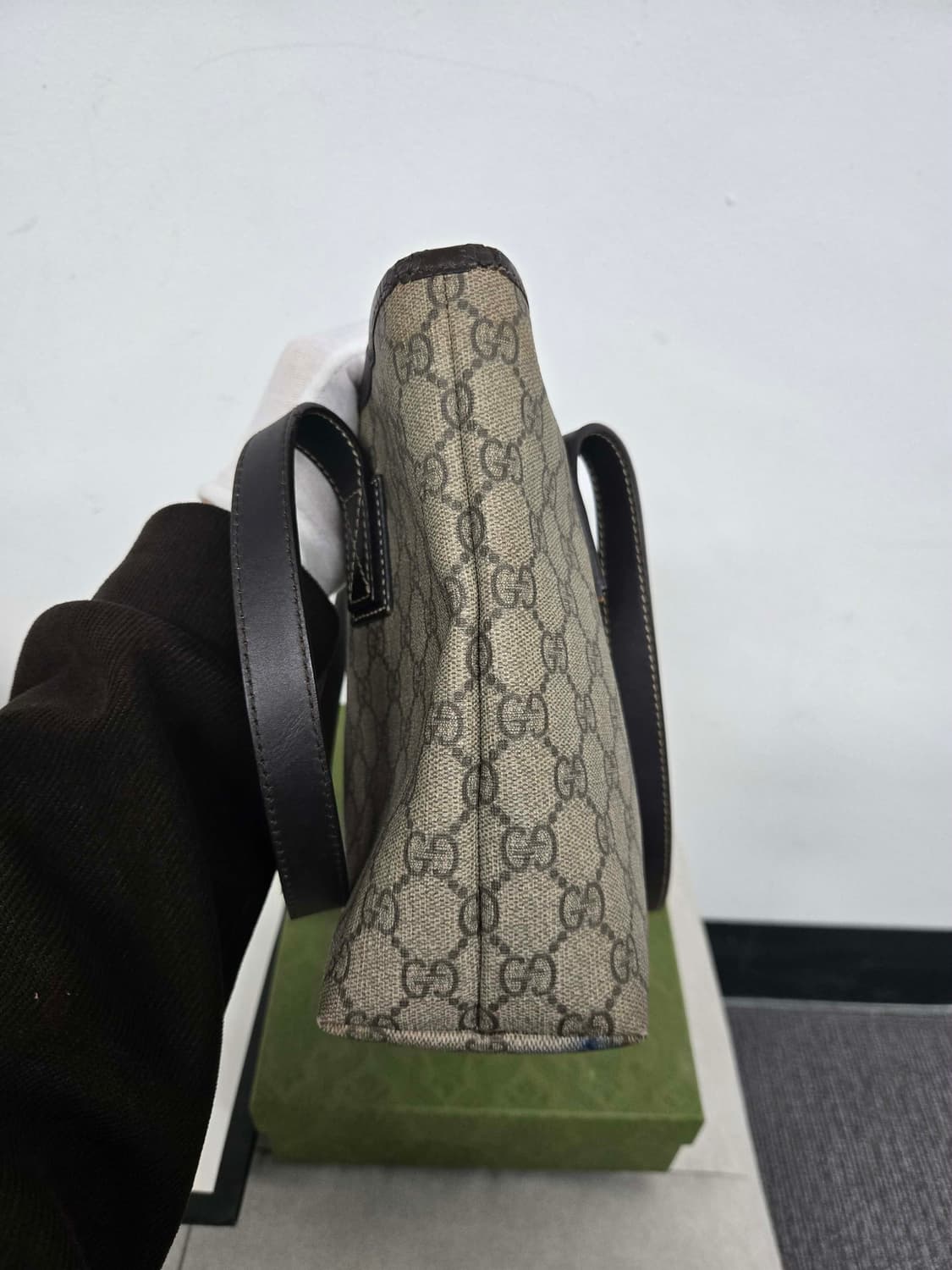 [보증서 정품] 구찌 시그니처 토트백 상품이미지1