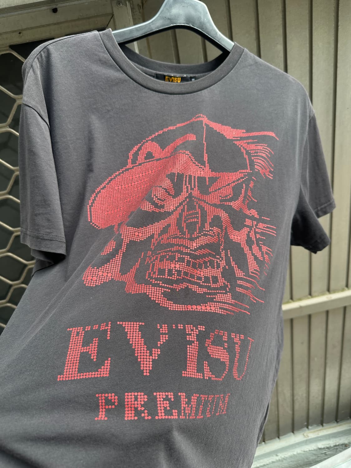 EVISU printing tee -black 상품이미지3