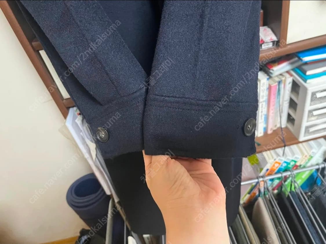 Soup  떡볶이 디테일  더플 발마칸 울 코트 free 상품이미지6