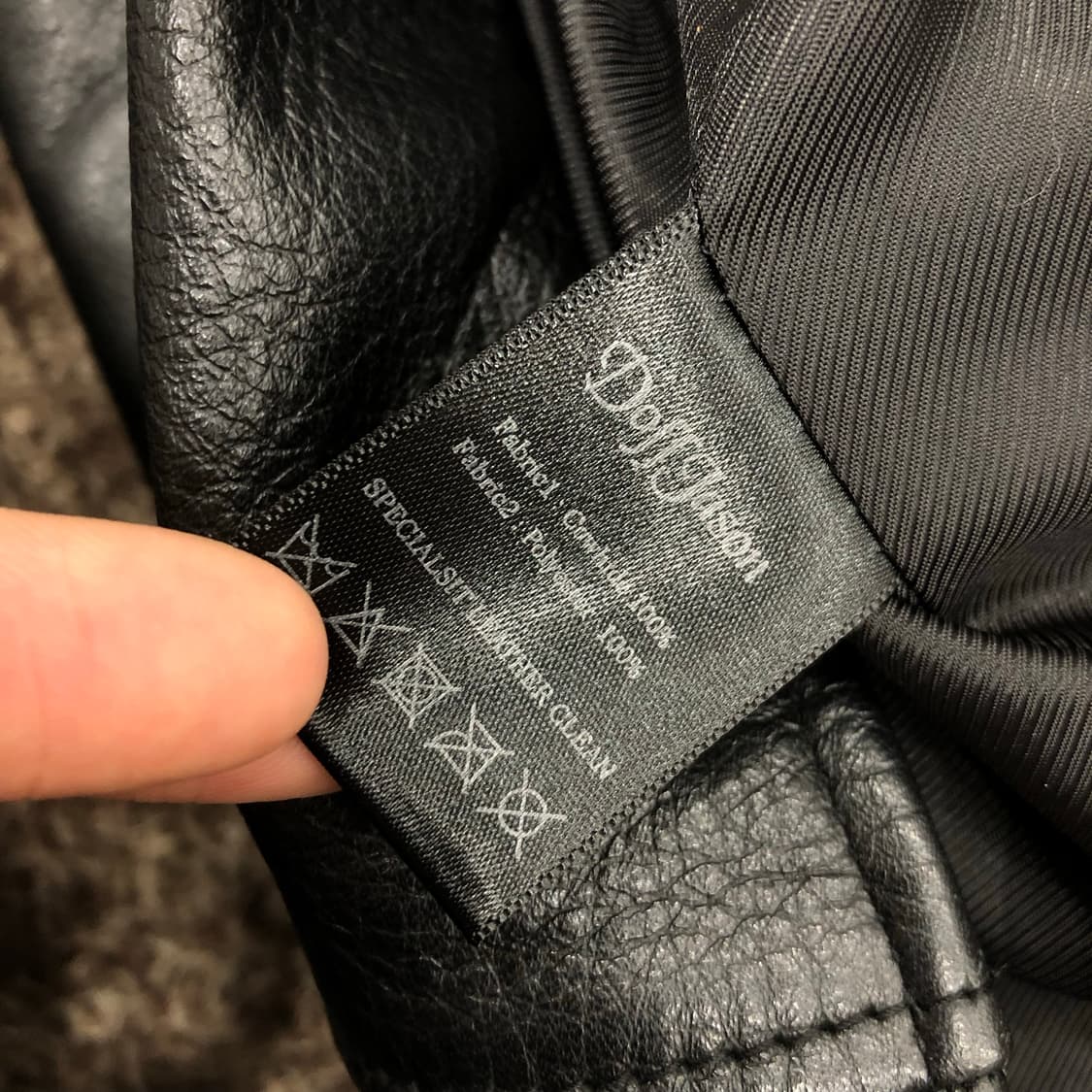 도프제이슨 소가죽 바이커 레더 가죽 자켓 상품이미지6