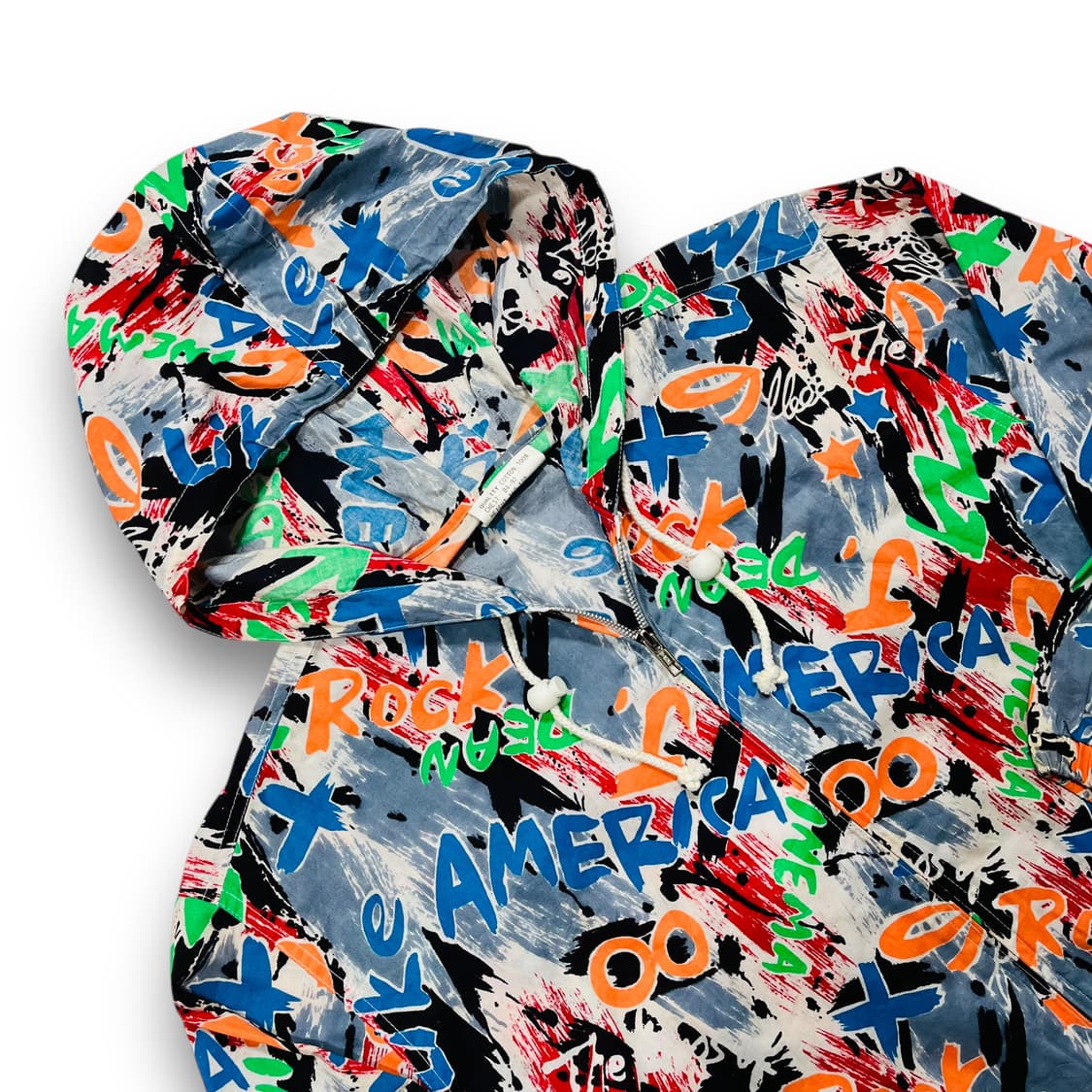 AMERICA Rock Graffiti Hoodie Zip-Up 상품이미지1