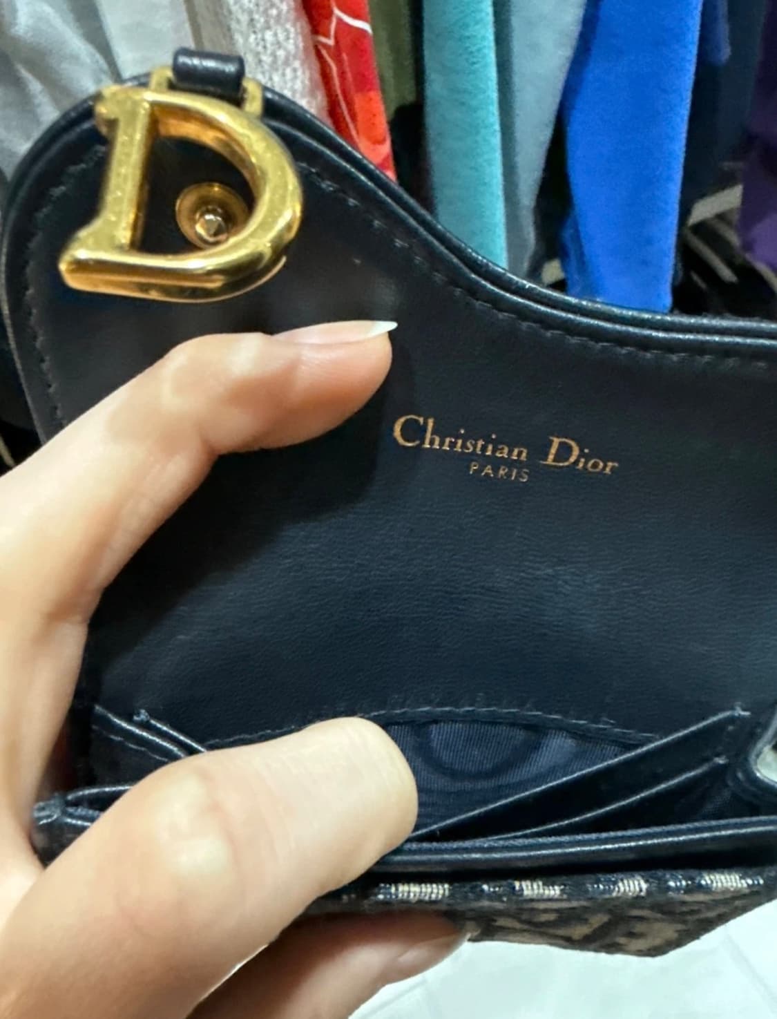 [백화점 정품]디올 새들 Bloom 카드 지갑 상품이미지8