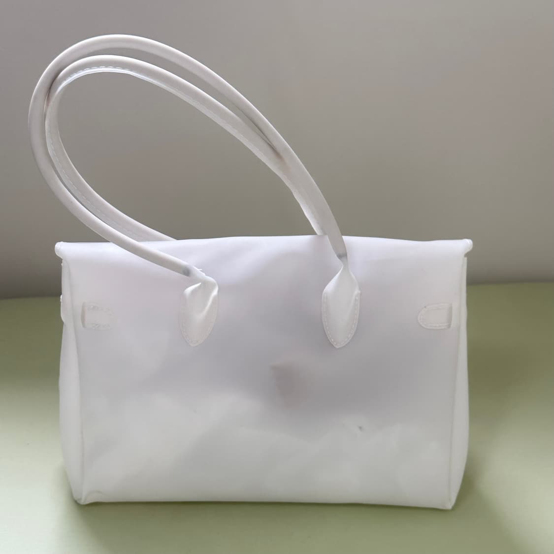 키키 젤리버킨백 화이트투명 상품이미지2