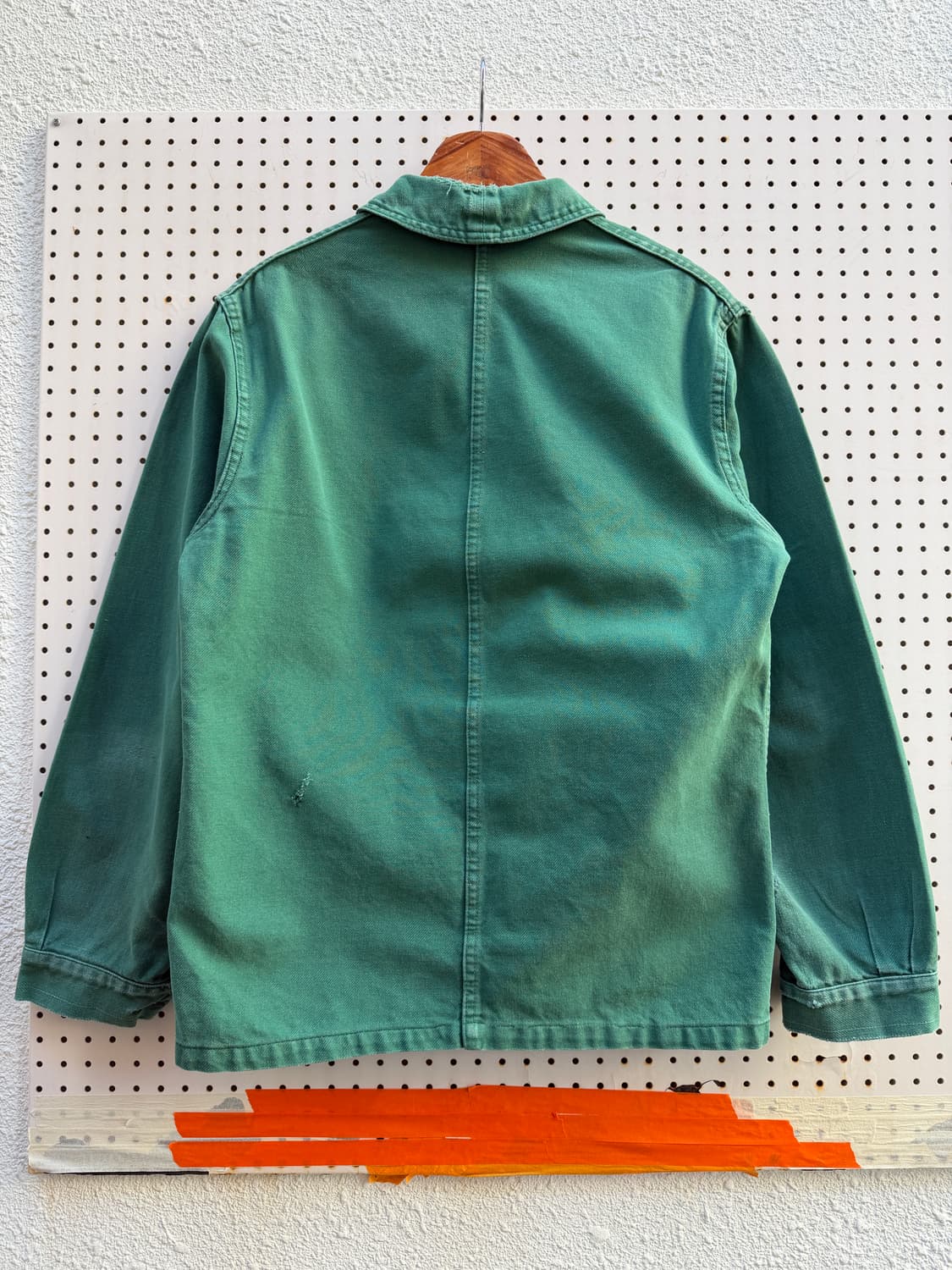 1950s OLD MODEL FADED GREEN 프렌치워크자켓 상품이미지2