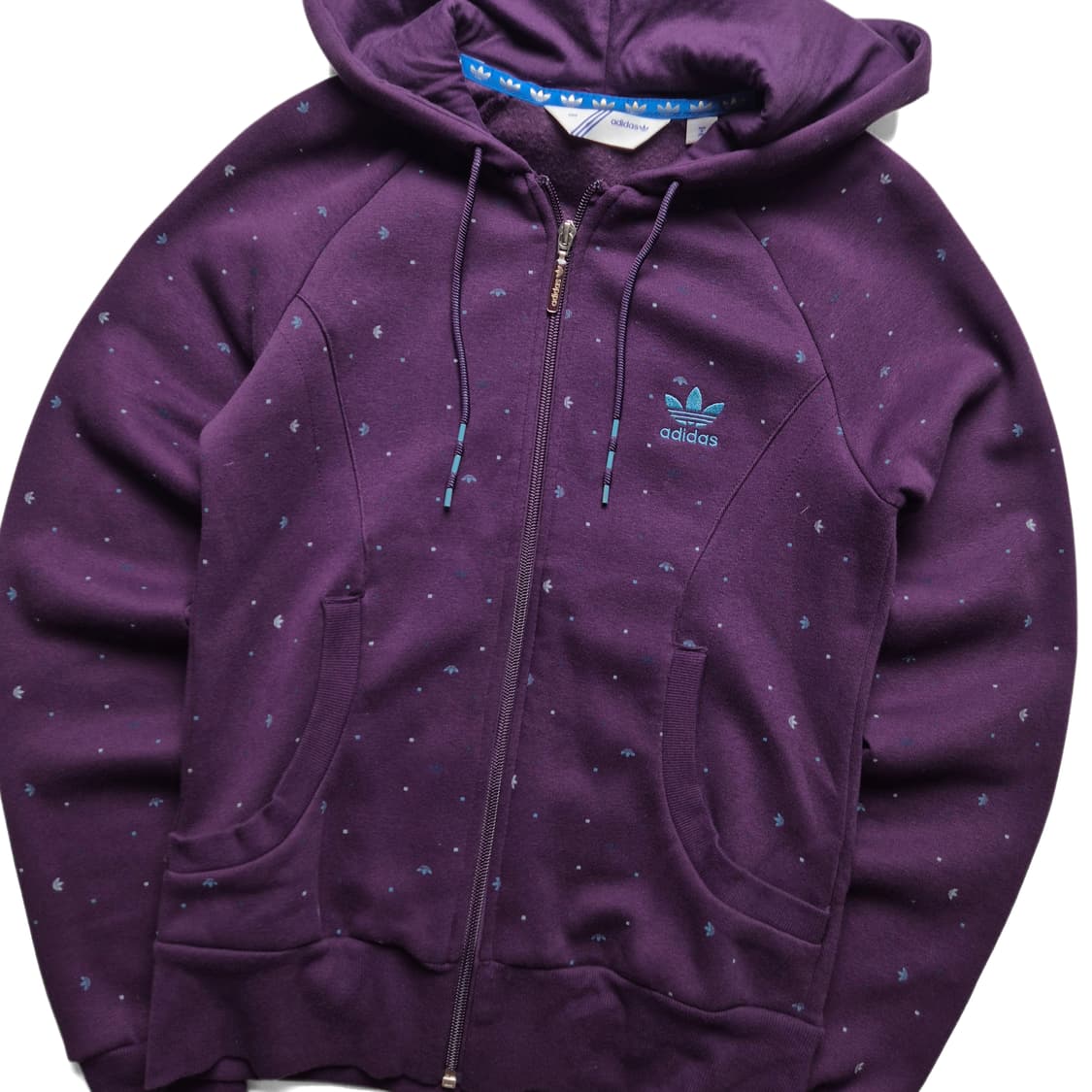 [90] 아디다스 도트패턴 후드집업 상품이미지1