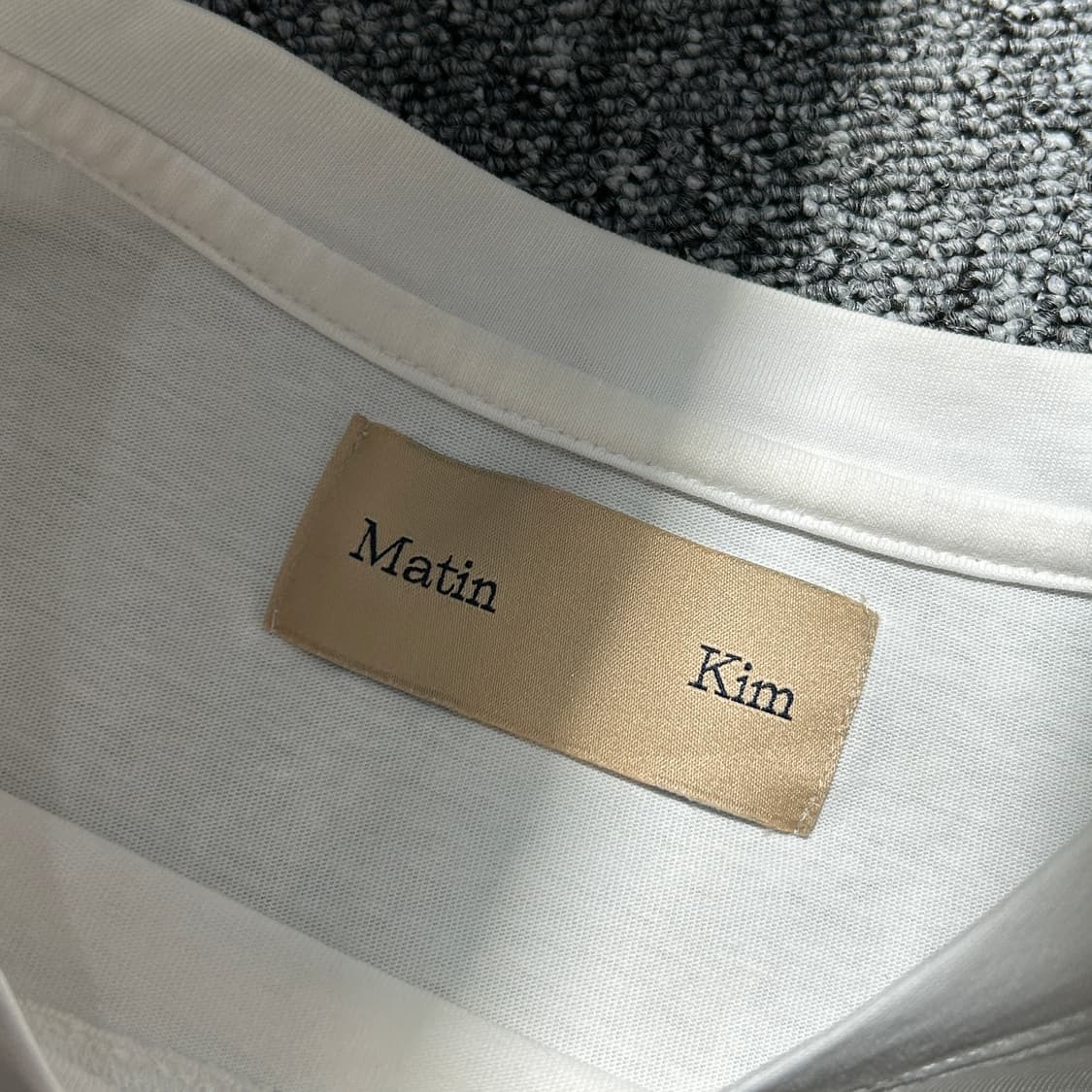 마뗑킴 빅로고 크롭 탑 반팔티셔츠 상품이미지7