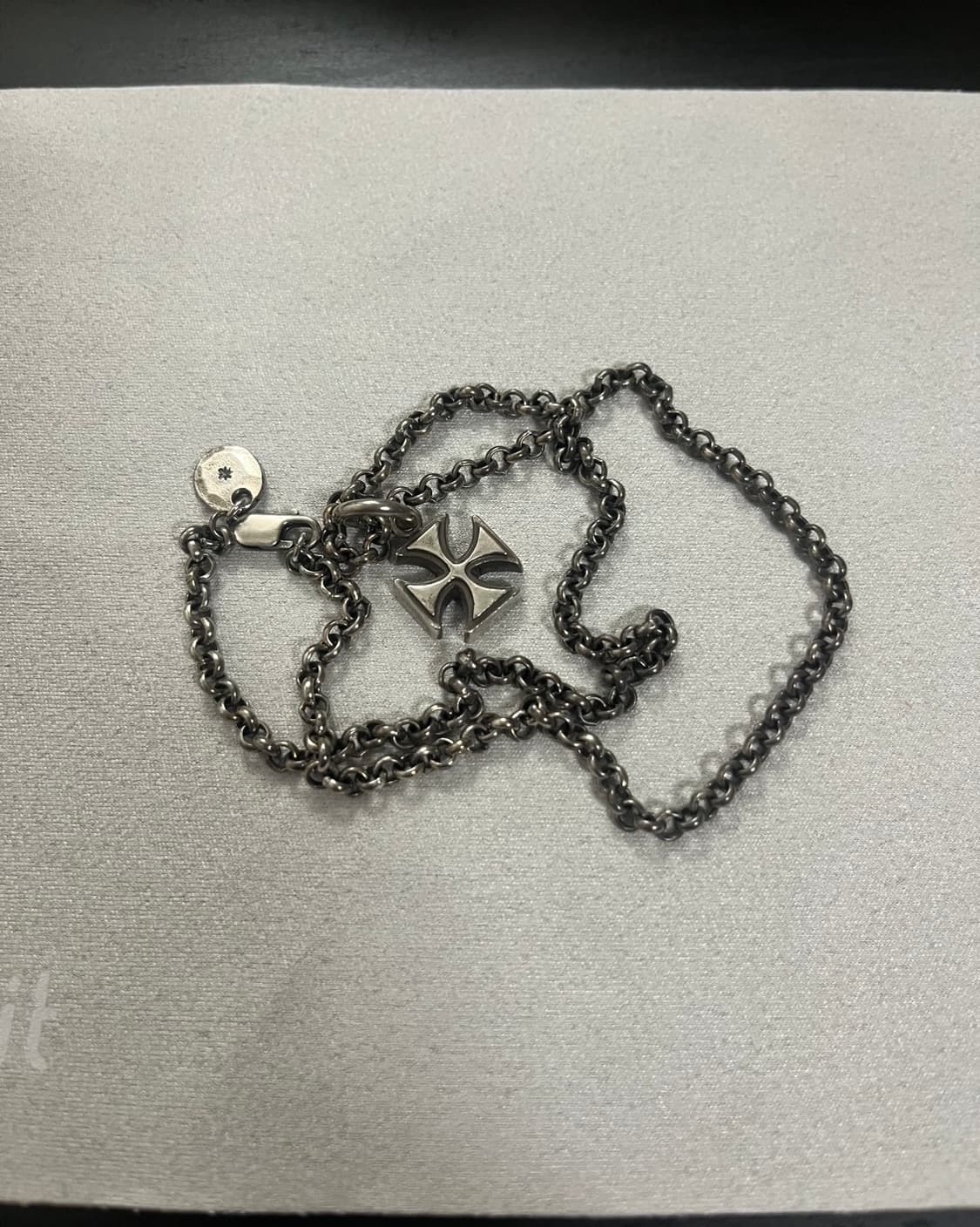 삼오세공 철십자 펜던트+체인(45cm) 풀세트 상품이미지4