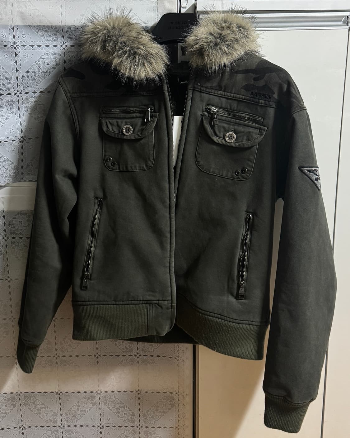 아캄 퍼 카모자켓 2사이즈 상품이미지2