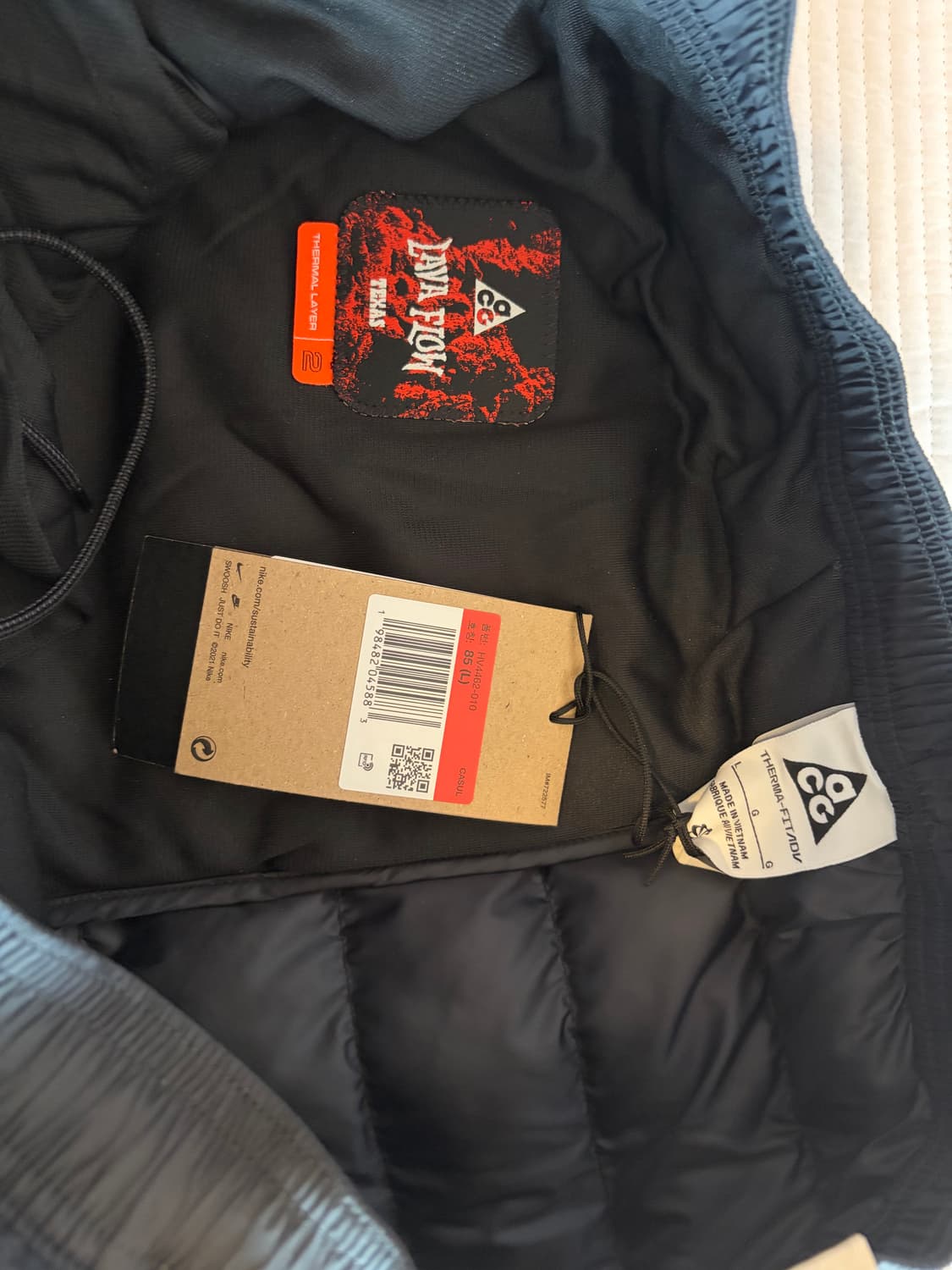 [새상품] 나이키 ACG 라바플로우 패딩 팬츠 (블랙, L) 상품이미지9