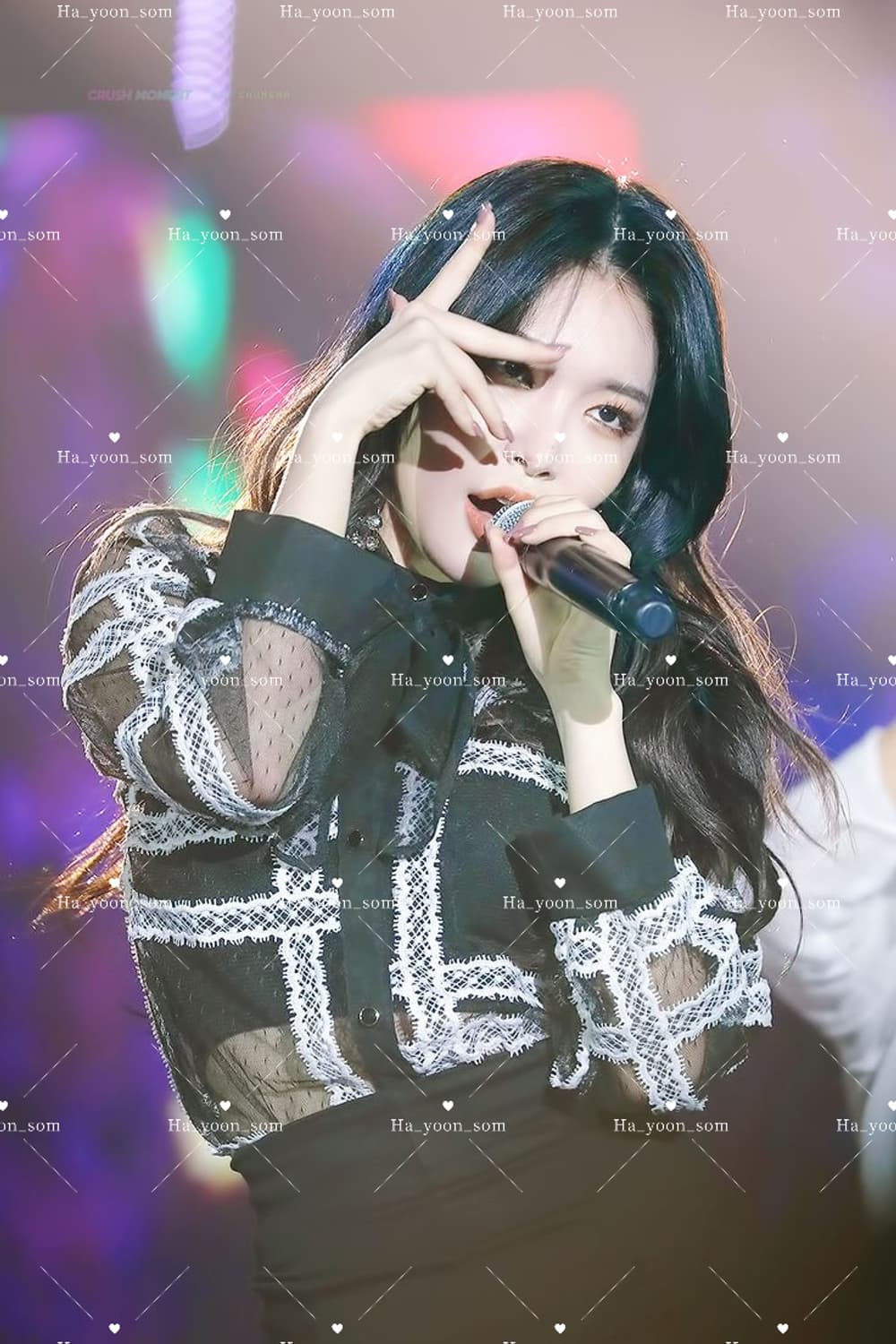 청하 착용 블라우스 화이트 상품이미지2