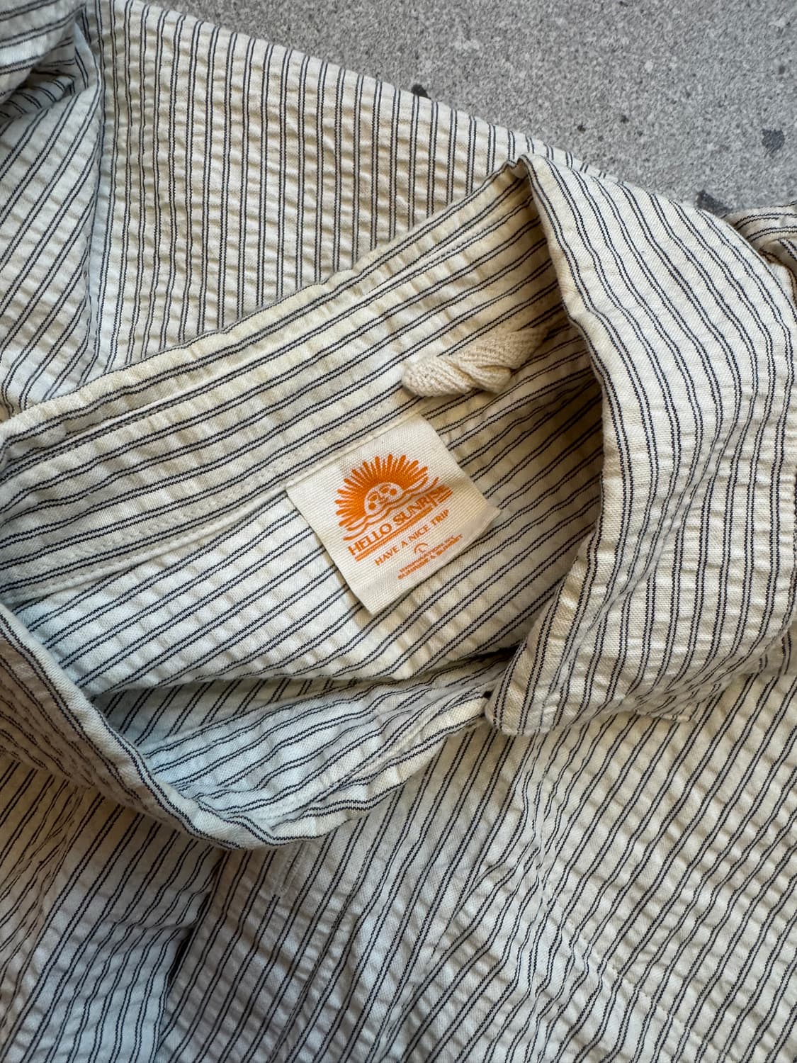 헬로선라이즈 스트라이프 셔츠 상품이미지3