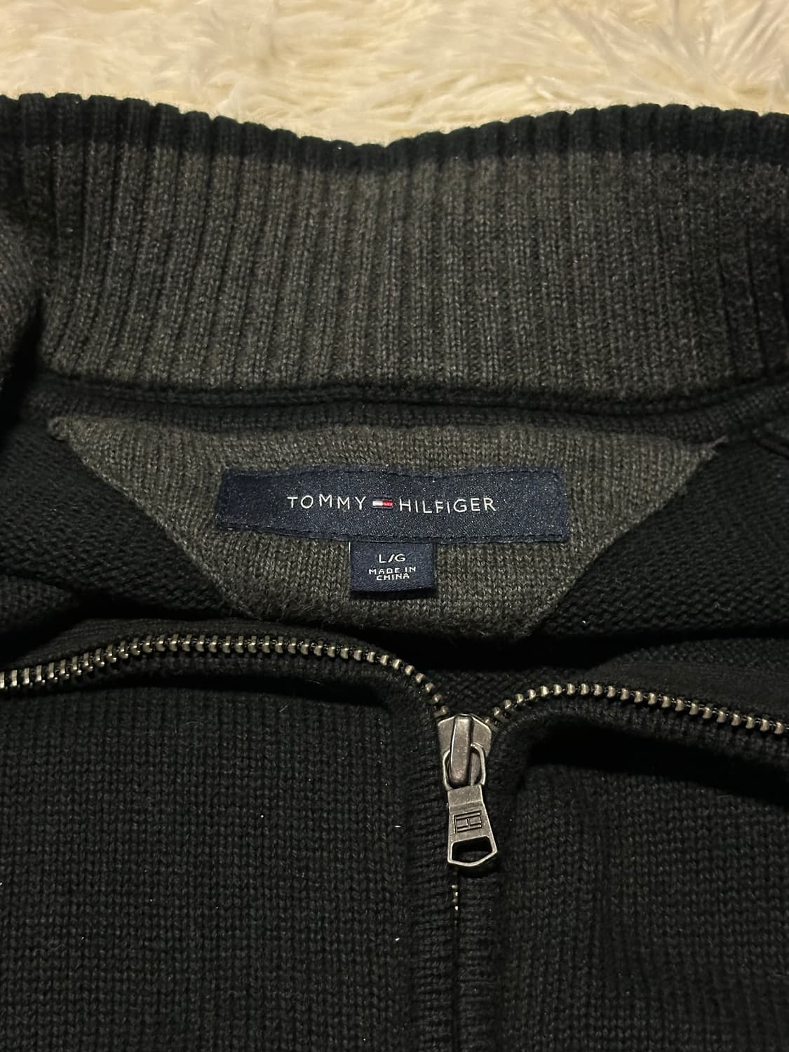 타미힐피거 하이넥 니트집업 상품이미지2