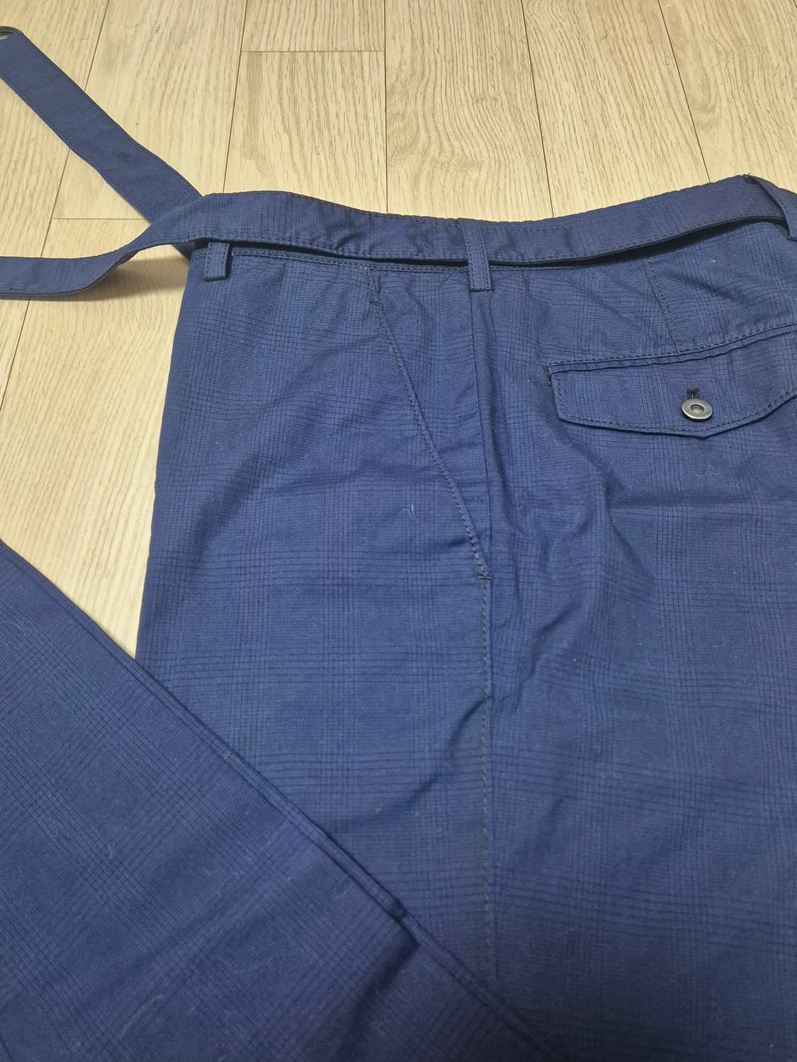 Prada 프라다 네이비 벨티드 팬츠 상품이미지1